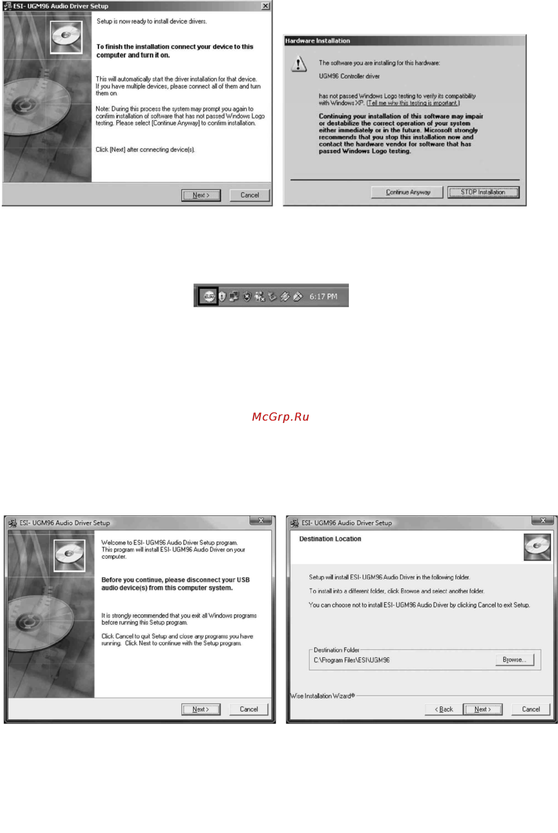 Esi UGM96 [5/13] Windows vista