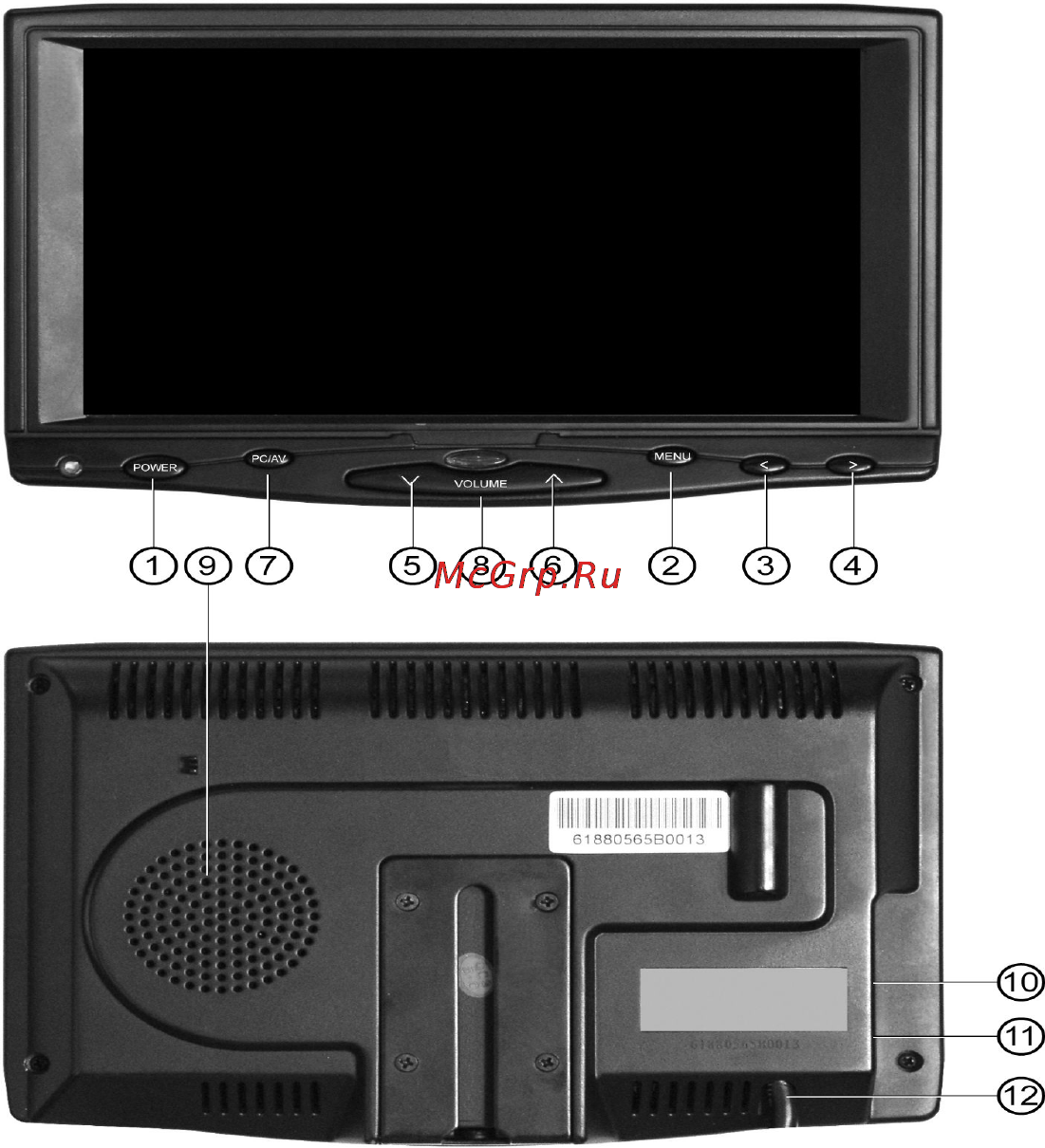 Prology PCM-700 [5/16] Элементы управления и их функции