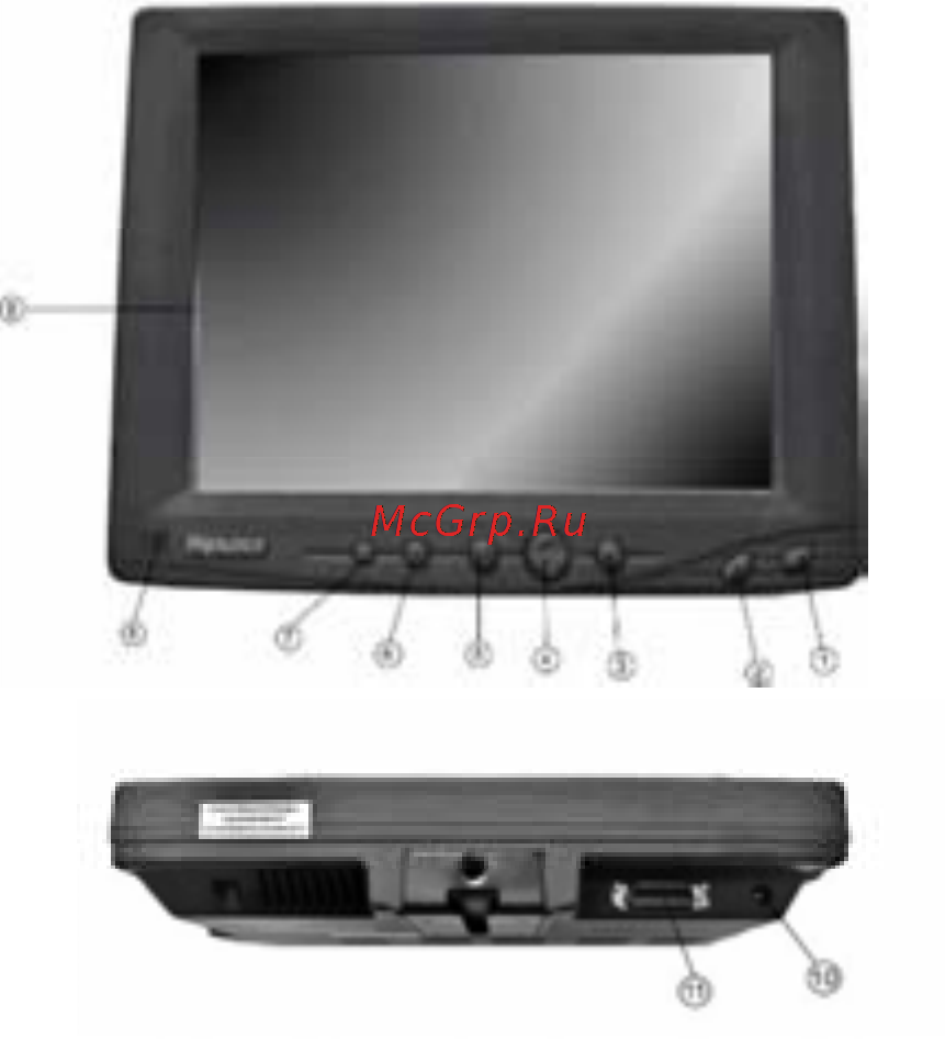 Prology PCM-800 [5/16] Элементы управления и их функции