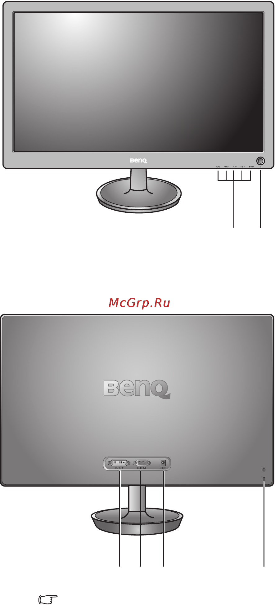 Benq V2220 [7/33] Начальные сведения о мониторе