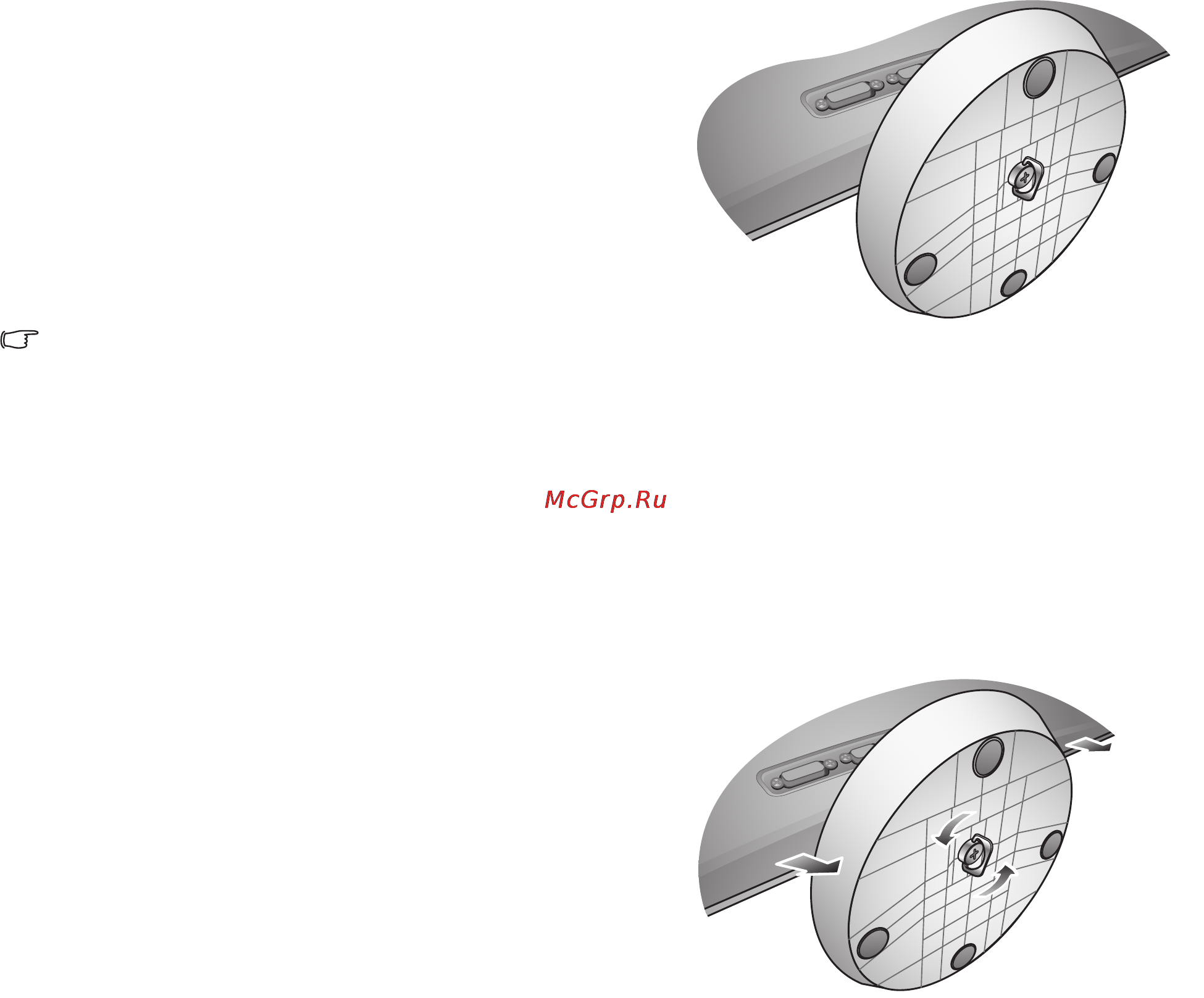 Benq VW2420H [11/35] Отсоединение подставки