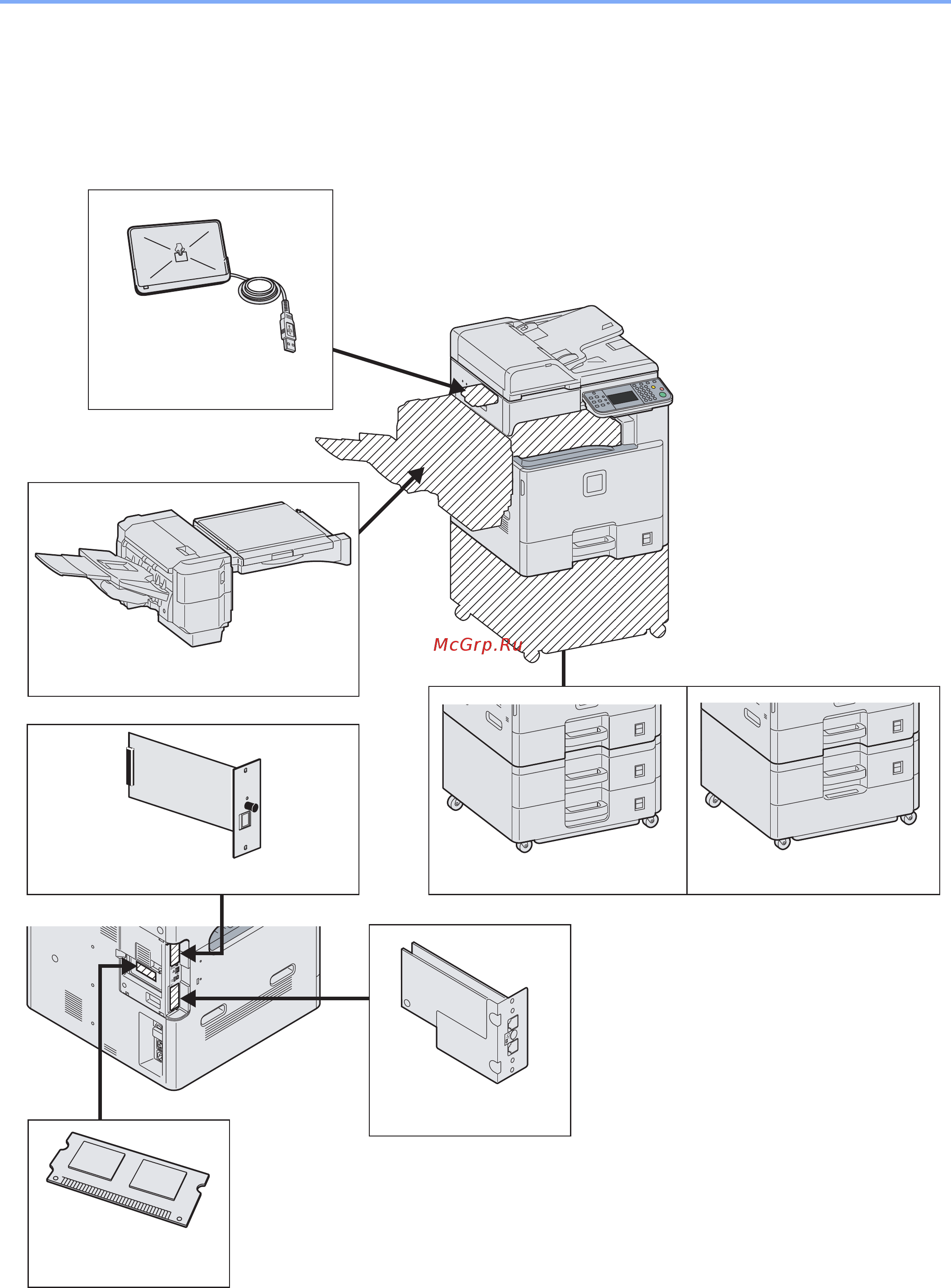 Kyocera FS-C8020MFP [150/171] Дополнительное оборудование
