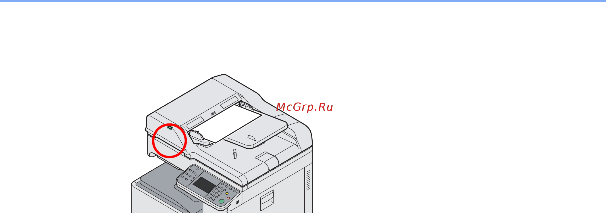 Kyocera FS-C8020MFP [49/171] Индикатор загрузки оригиналов