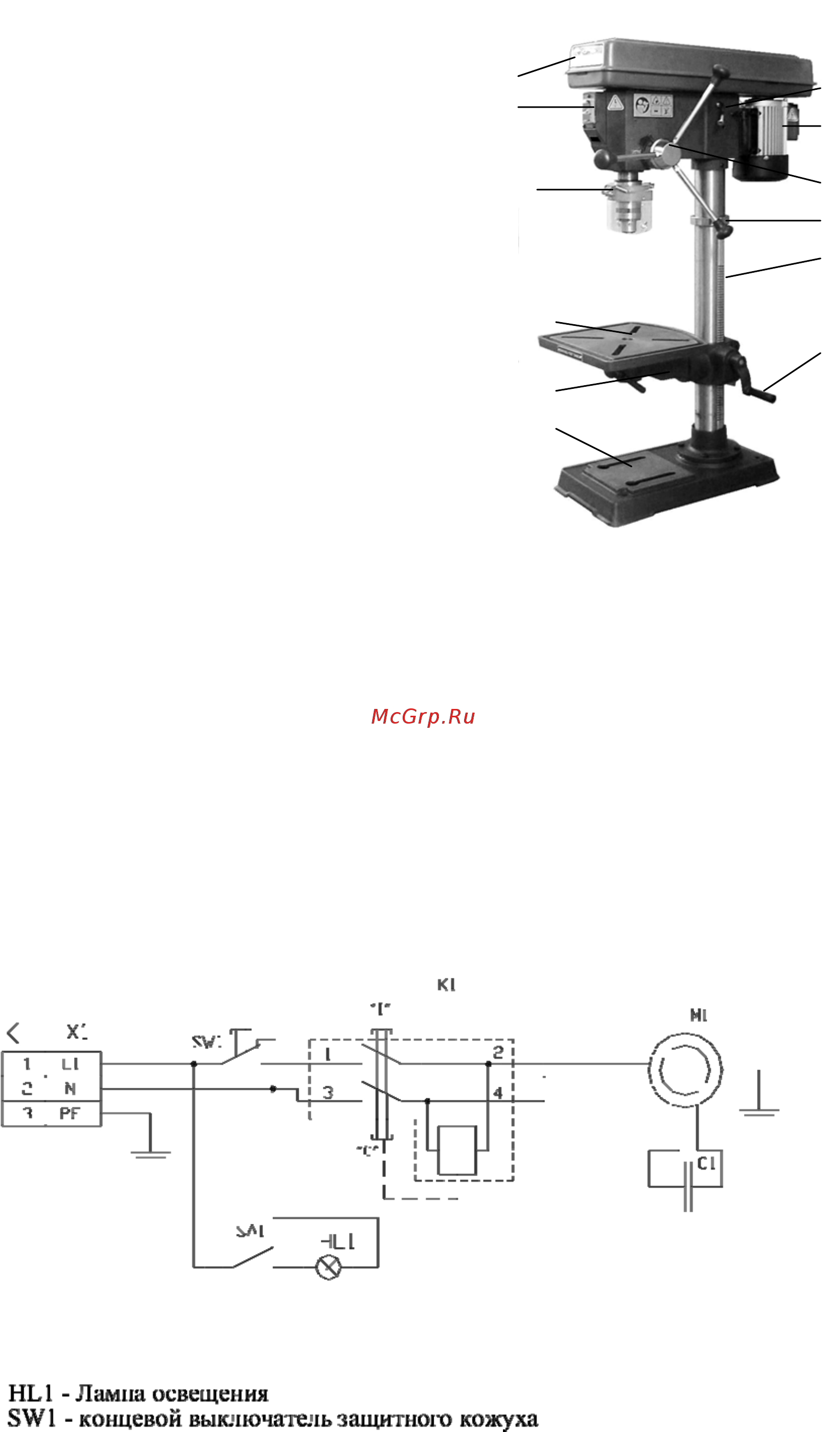 Proma E-1516B/230 25231501 [10/21] Электрооборудование