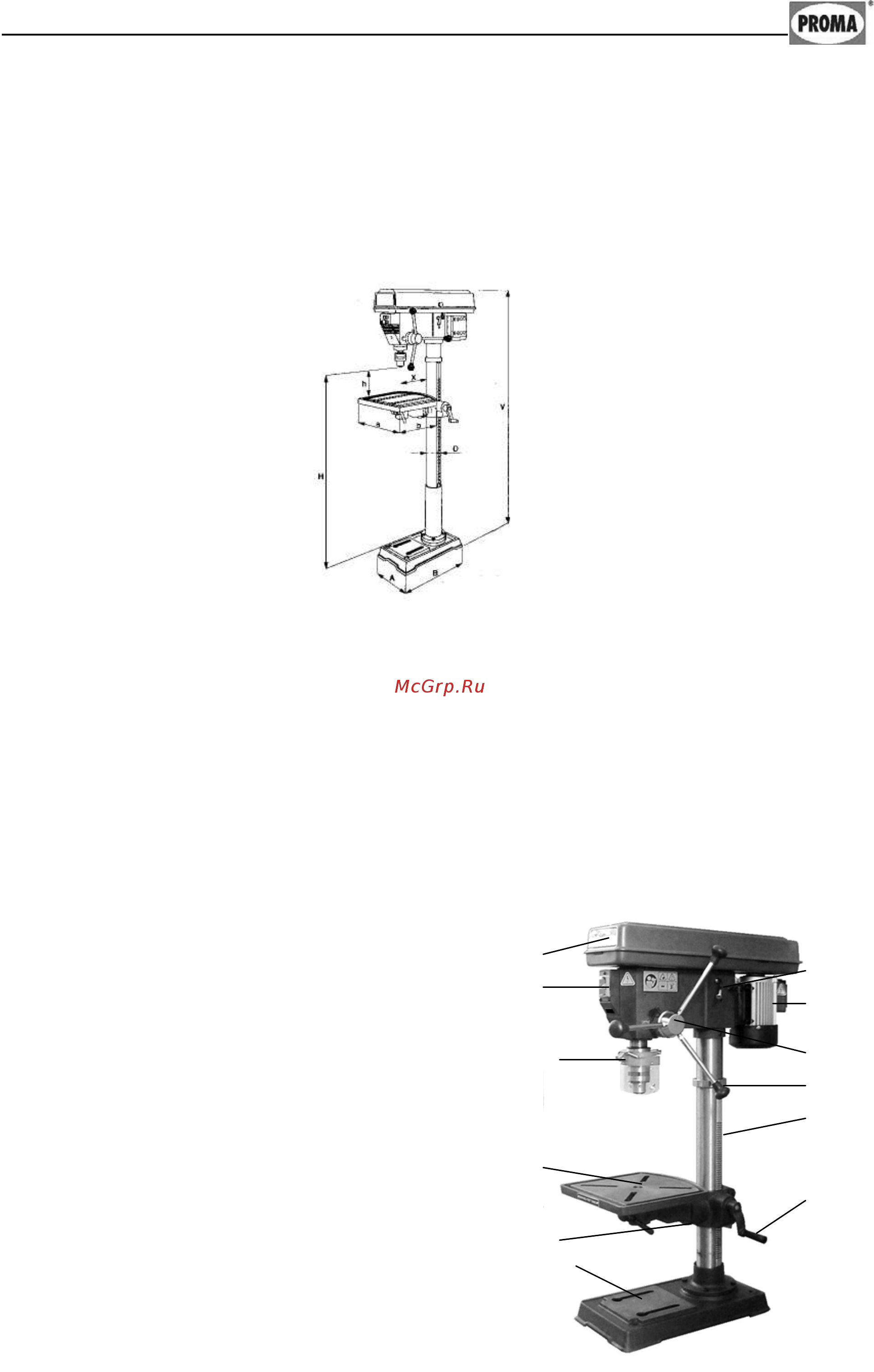 Proma E-1516B/230 25231501 Инструкция по эксплуатации онлайн [5/21] 5327
