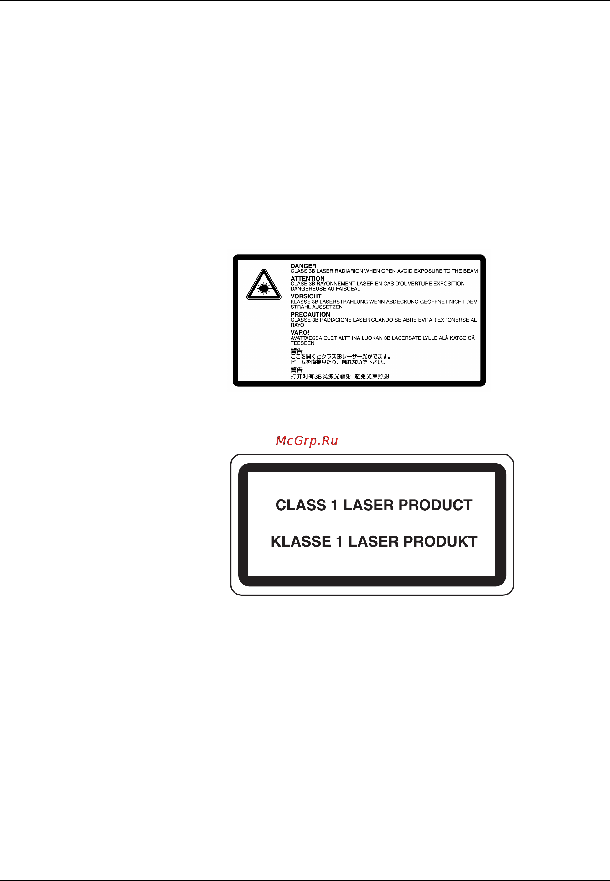 Kyocera KM-3060 [14/244] Меры безопасности при работе с лазером