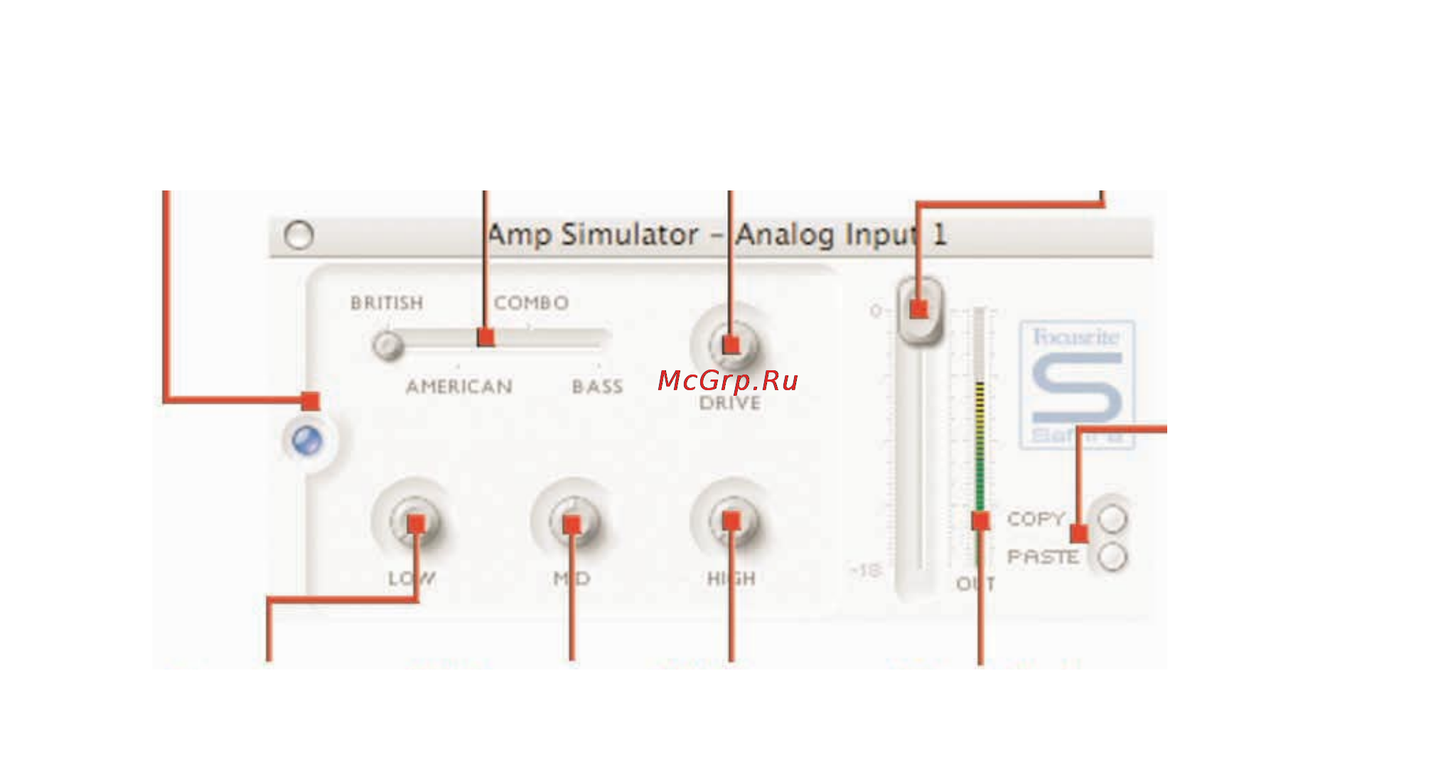 Focusrite SAFFIRE PRO 24 i/o Firewire [11/22] Amp sim эмуляция усилителя
