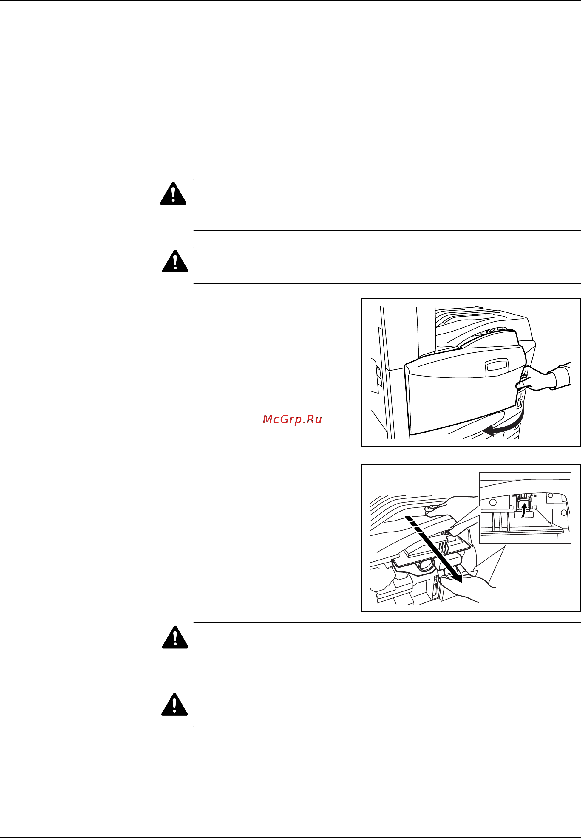 Kyocera KM-4050 [143/188] Замена картриджа с тонером и контейнера для отработанного тонера
