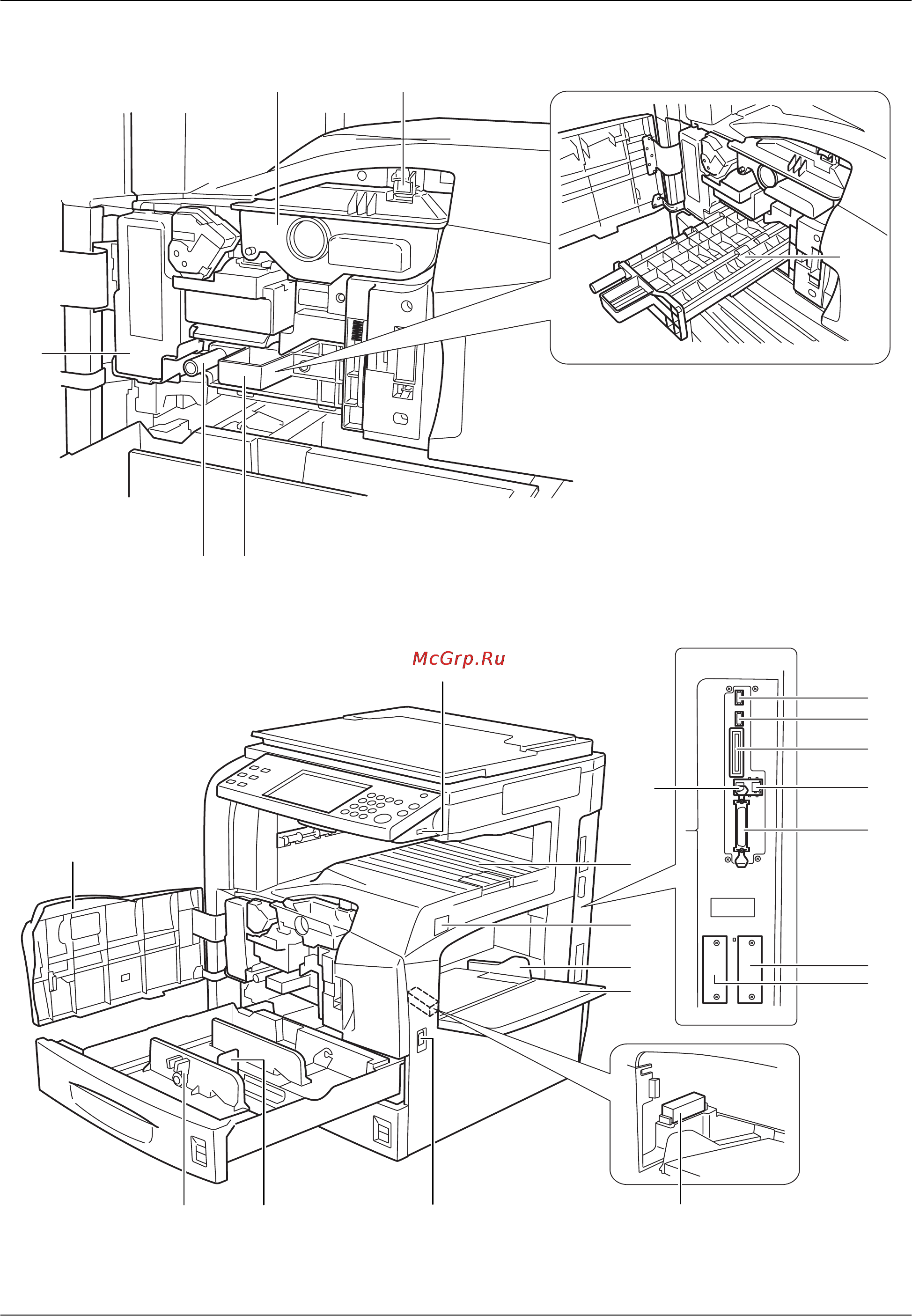 Kyocera KM-5050 [27/188] Компоненты и узлы