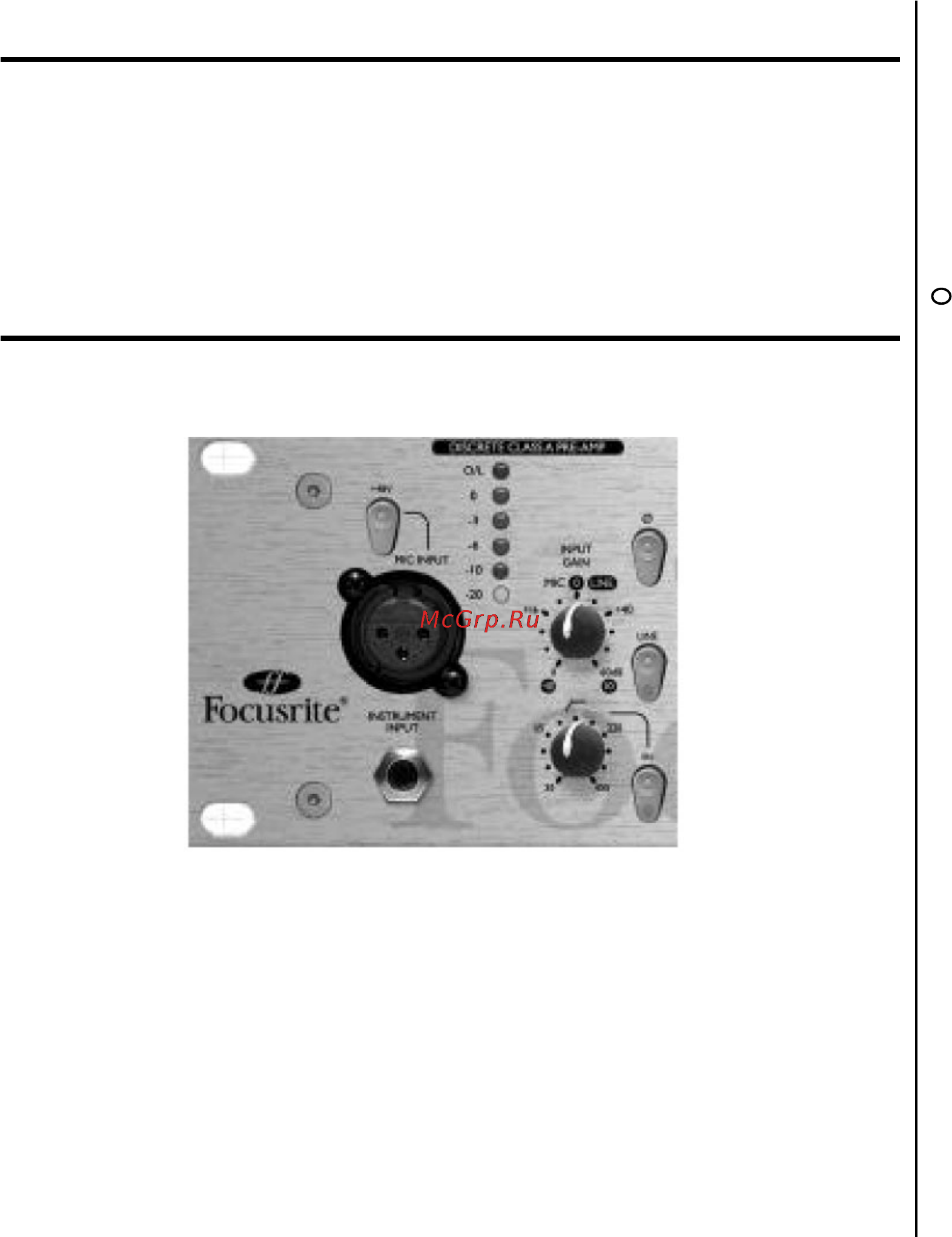 Focusrite PLATINUM 9 VOICEMASTER PRO [4/17] Optical expander îïòè åñêèé ðàñøèðèòåëü