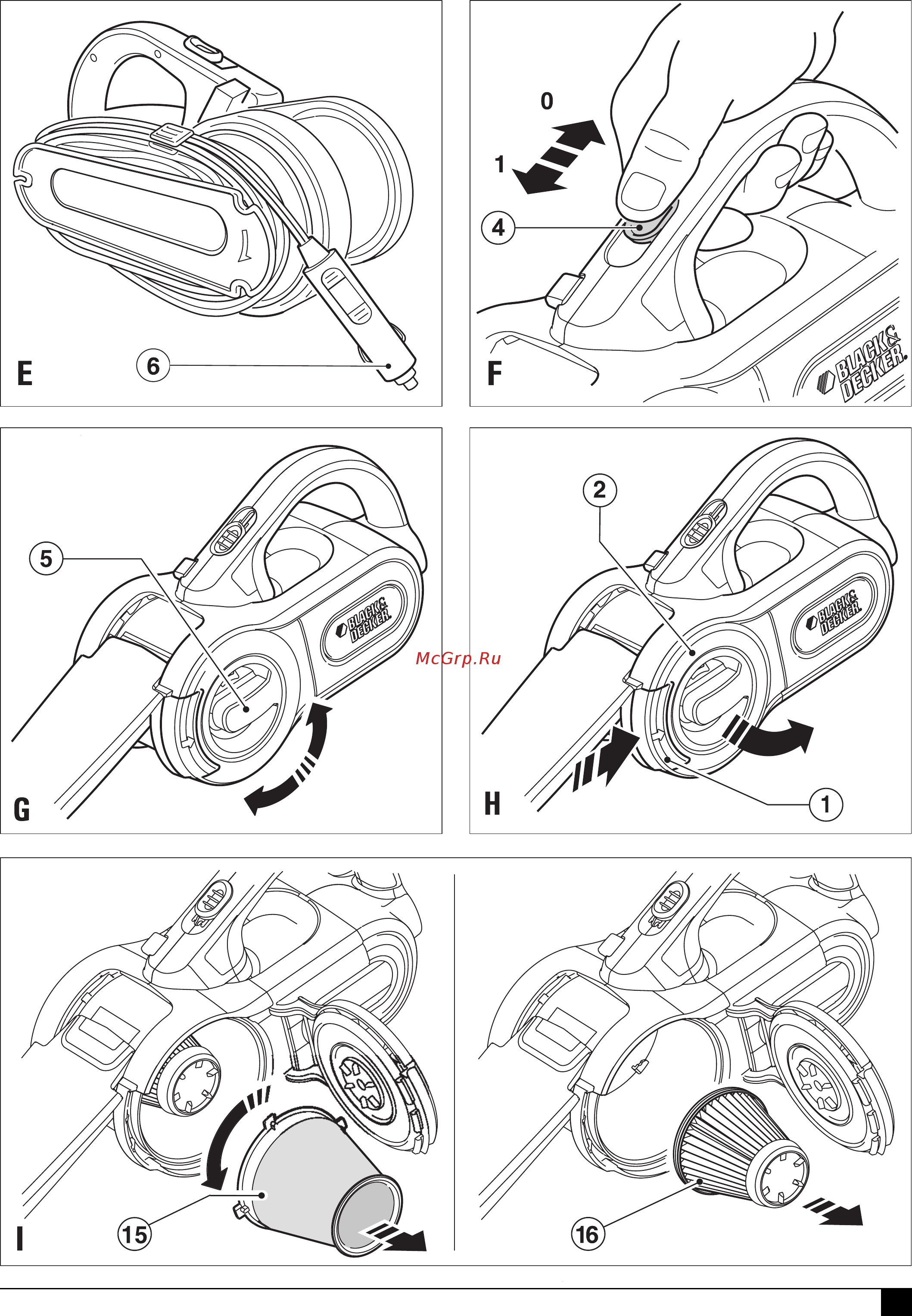 Black & Decker PAV 1205 Инструкция по эксплуатации онлайн [3/12] 5426