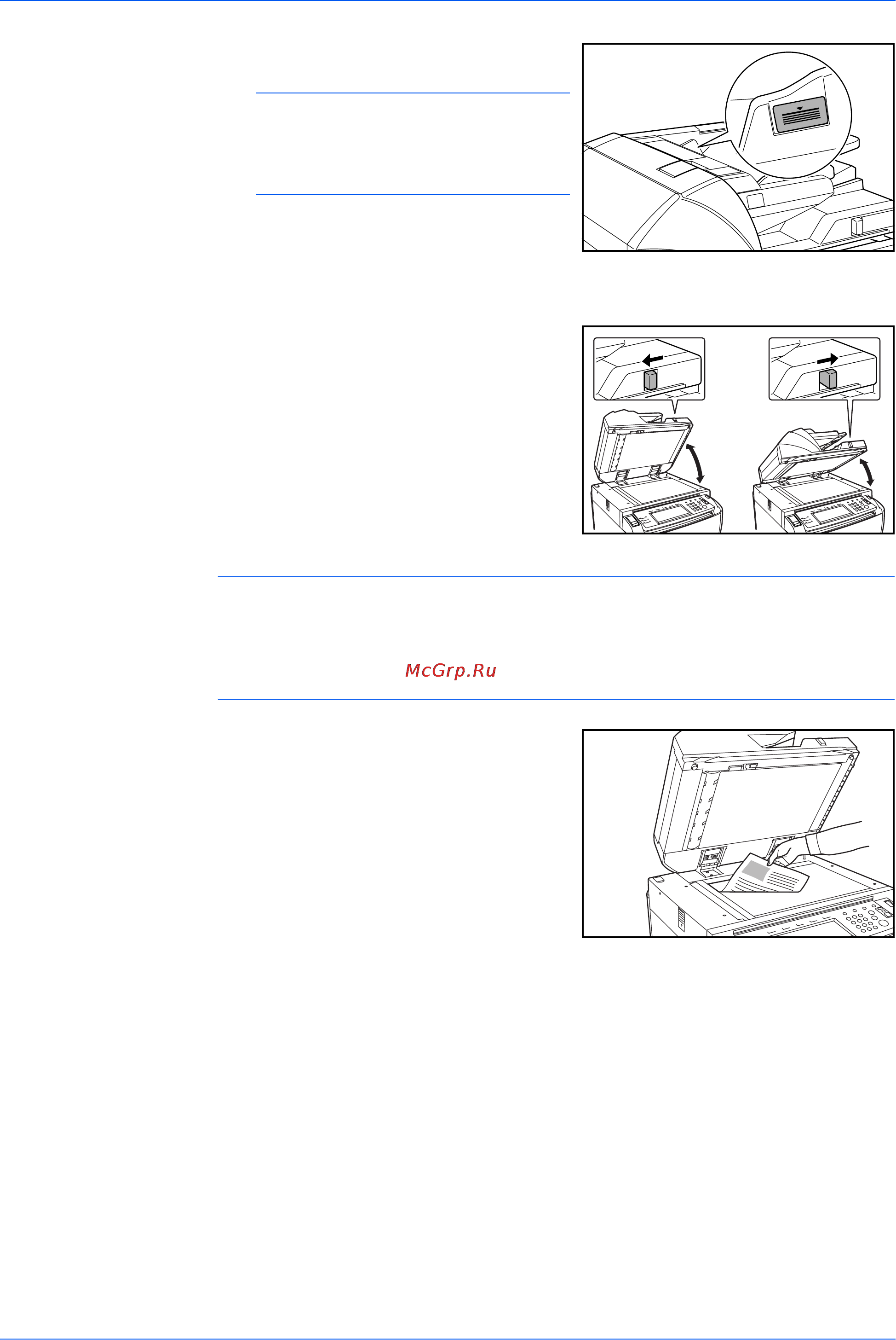 Kyocera KM-6030 [44/110] Использование стекла оригинала