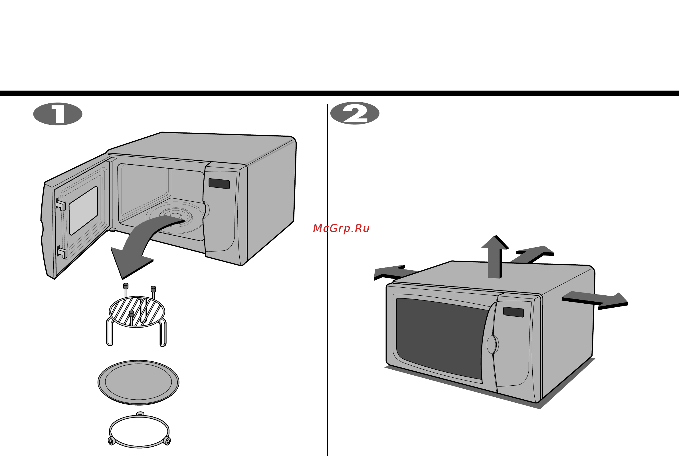 LG MB-4346A [4/33] Распаковка и установка печи