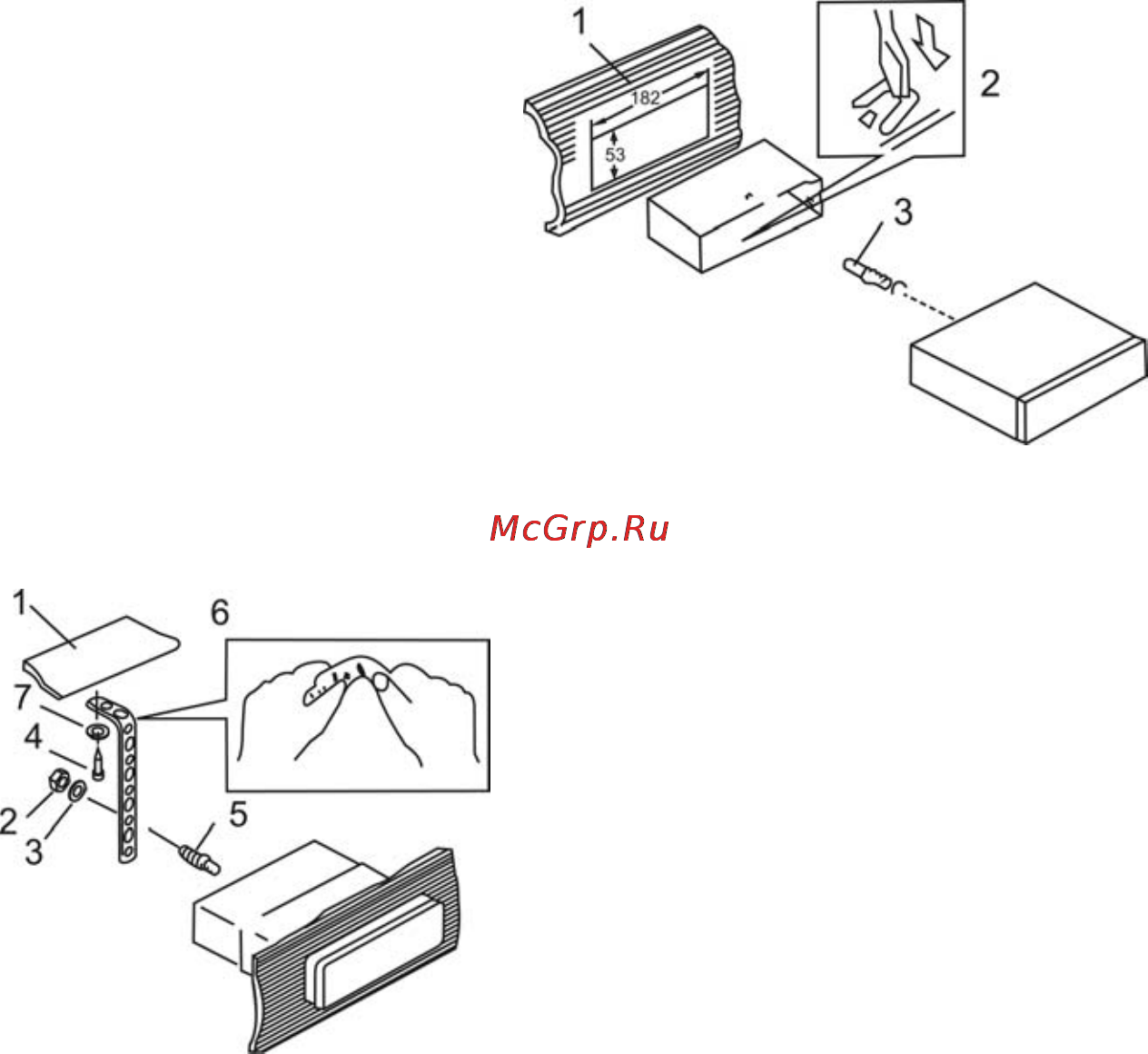 Prology MCH-340 [19/29] Первый вариант установки устройства
