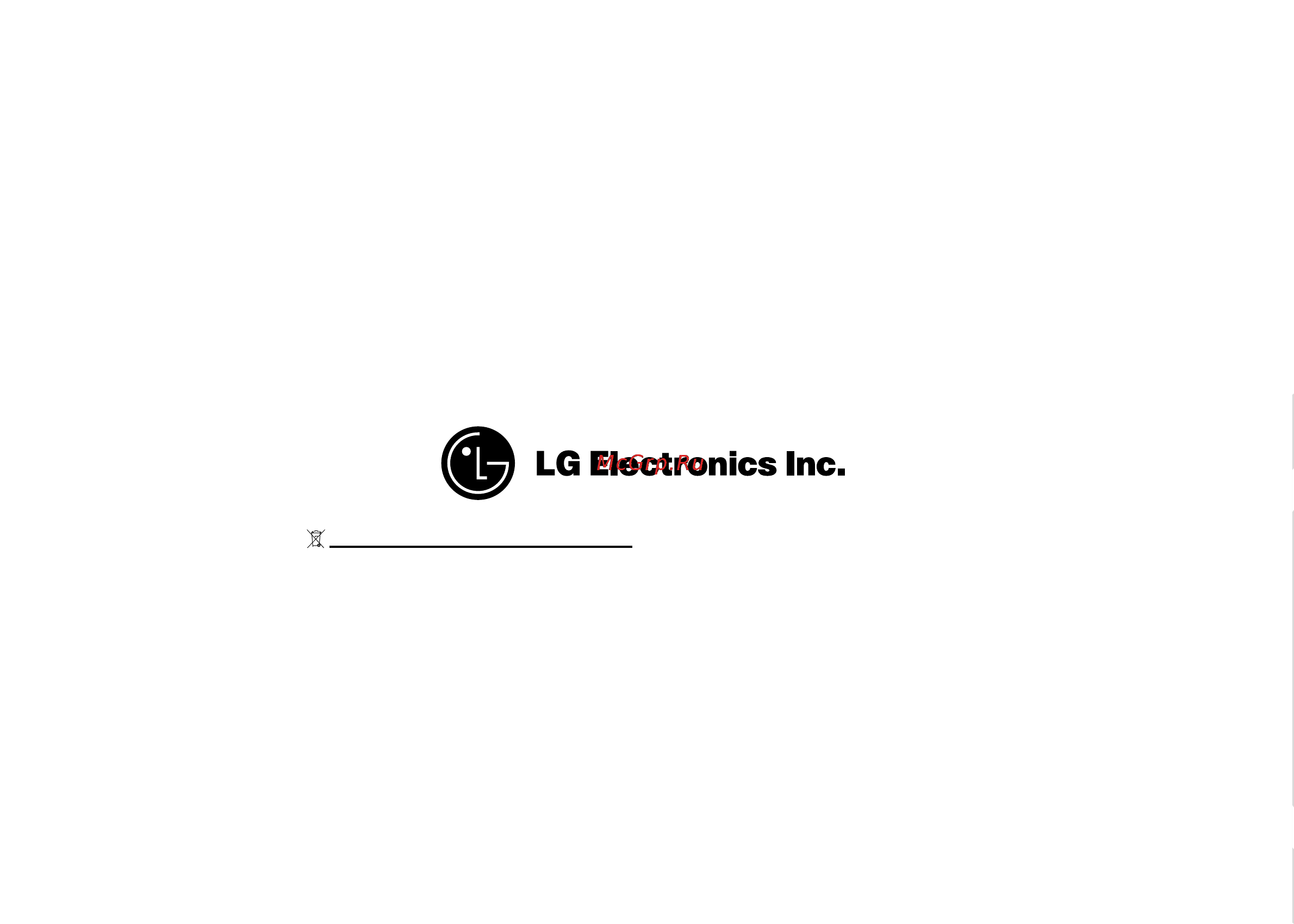 LG MB-4042G [27/27] Утилизация старого оборудования