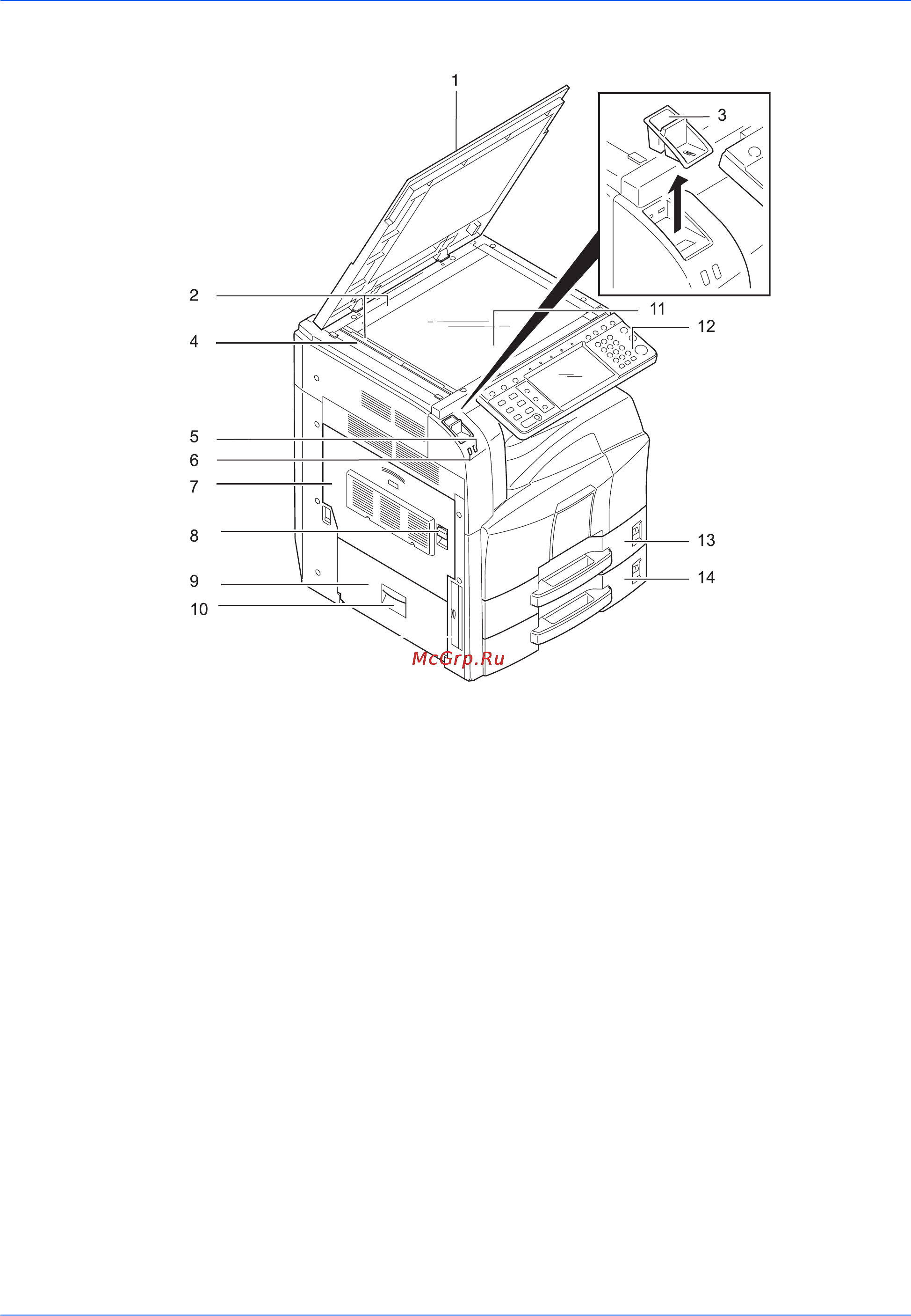 Kyocera TASKalfa 520i [31/174] Аппарат
