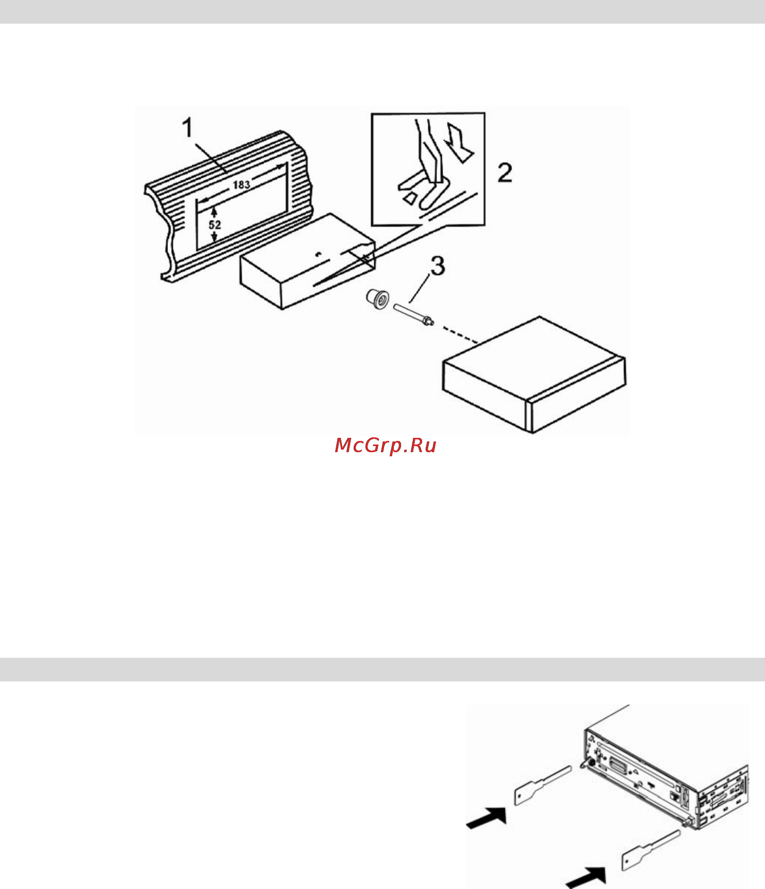 Prology MDN-1360T [14/52] Первый вариант установки устройства
