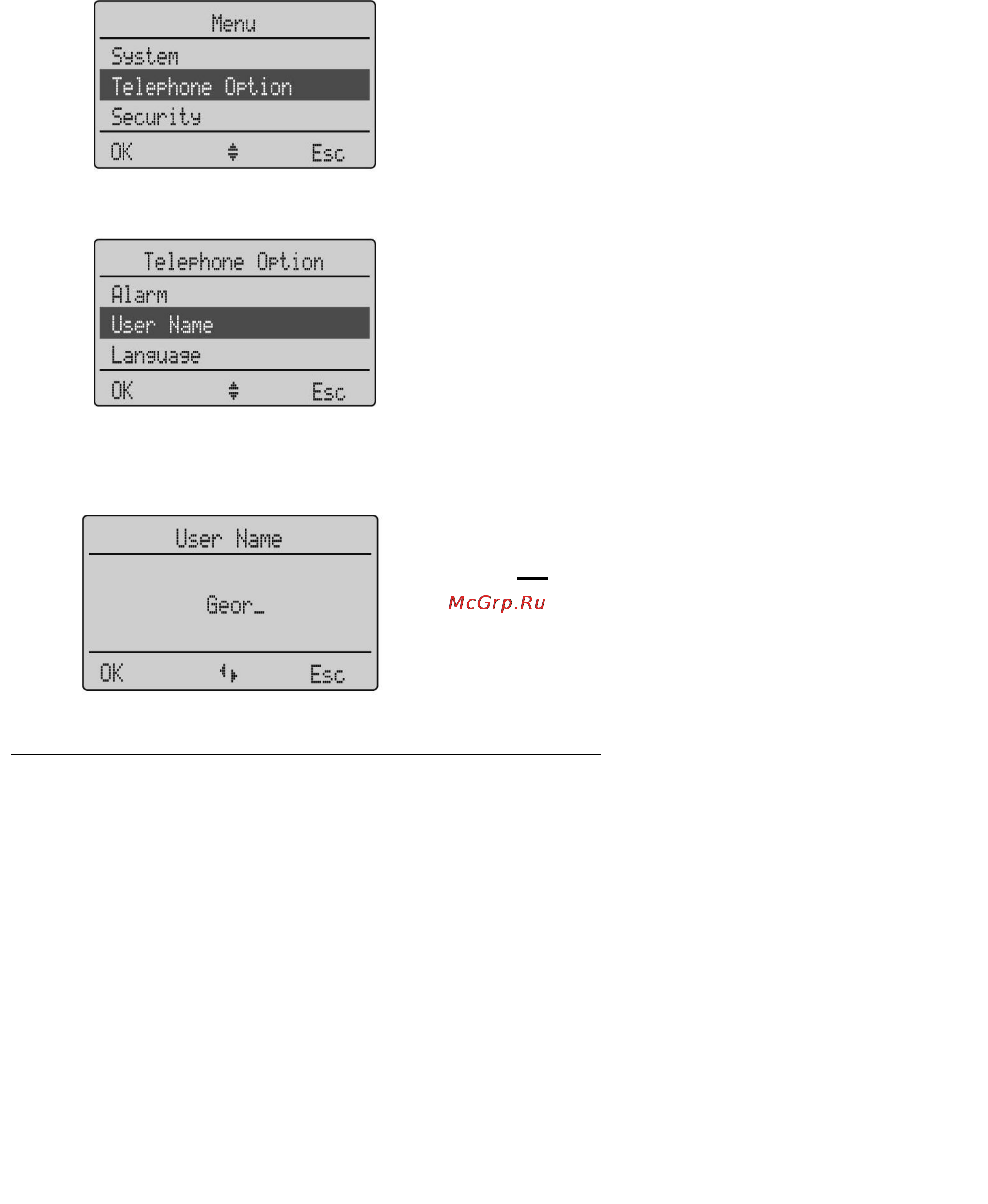 Avaya 3711 [33/68] Таймер меню
