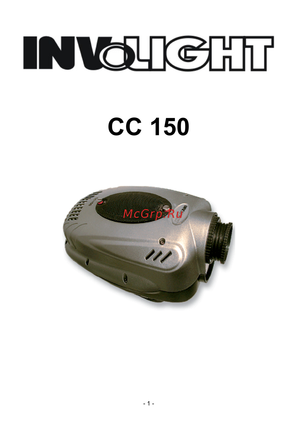 Involight CC150 Инструкция по эксплуатации