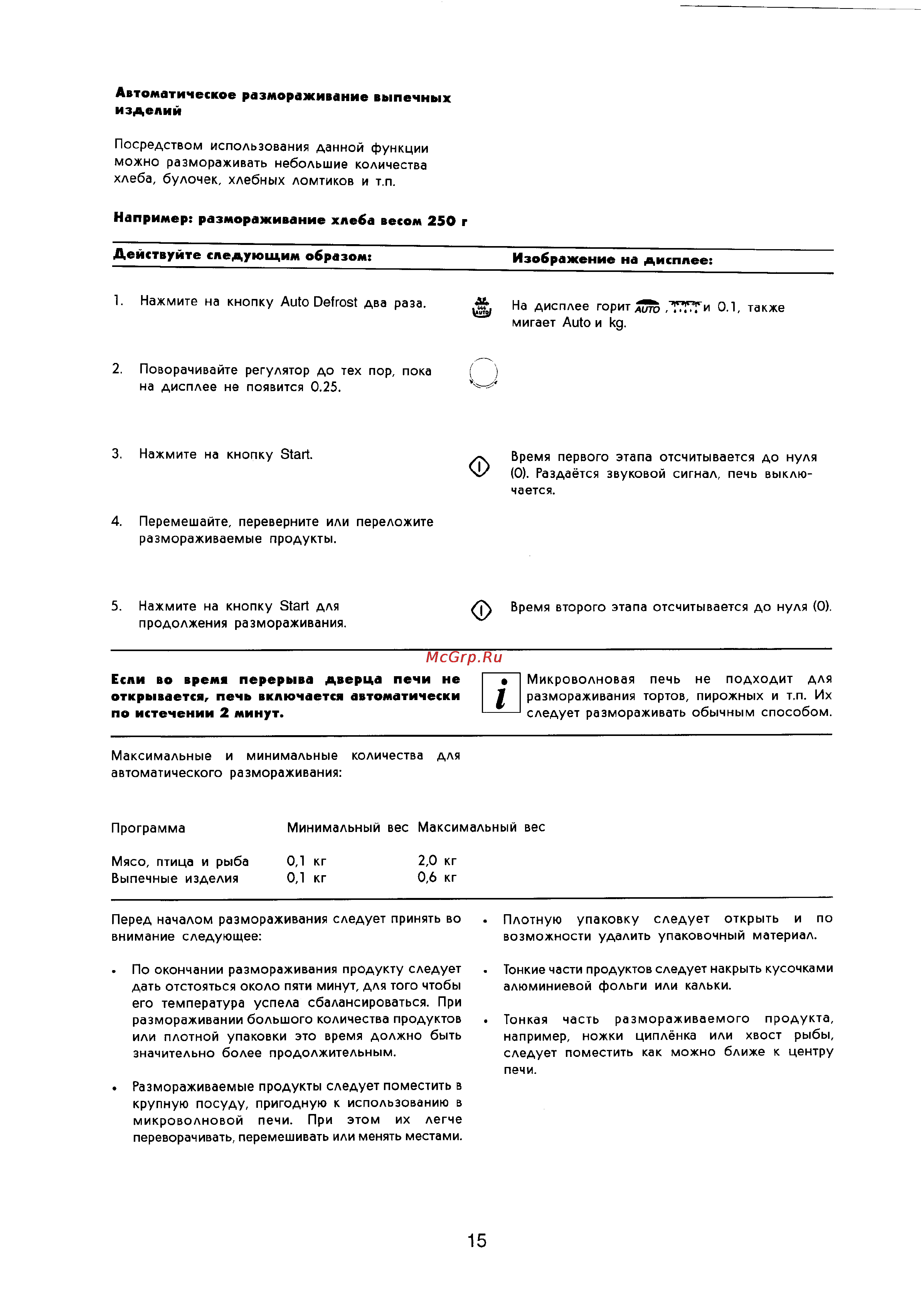 Electrolux EMS2387 Инструкция по эксплуатации онлайн [15/23] 62213