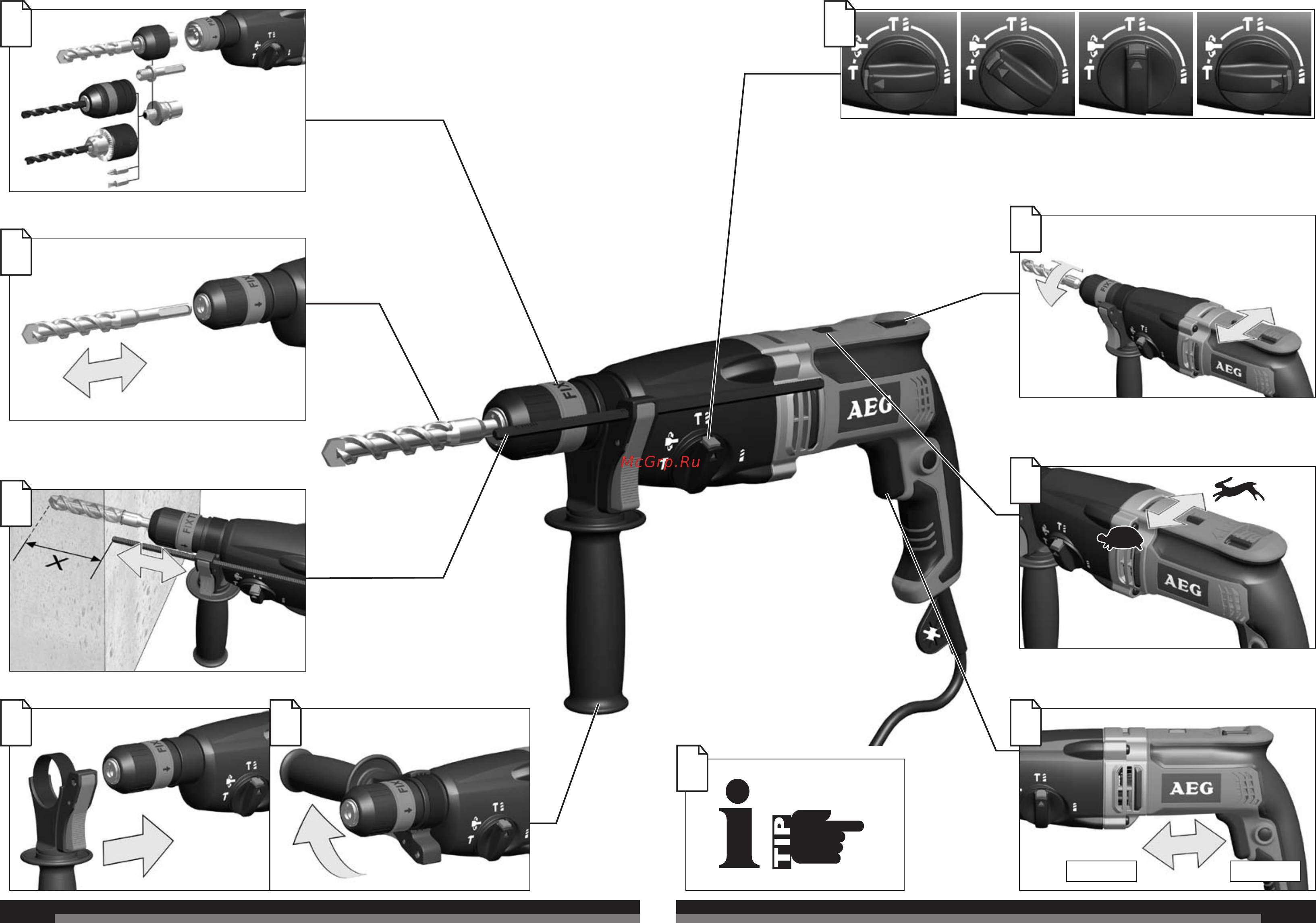 AEG KH 28 Super XE 428190 Инструкция по эксплуатации онлайн [3/37] 5955