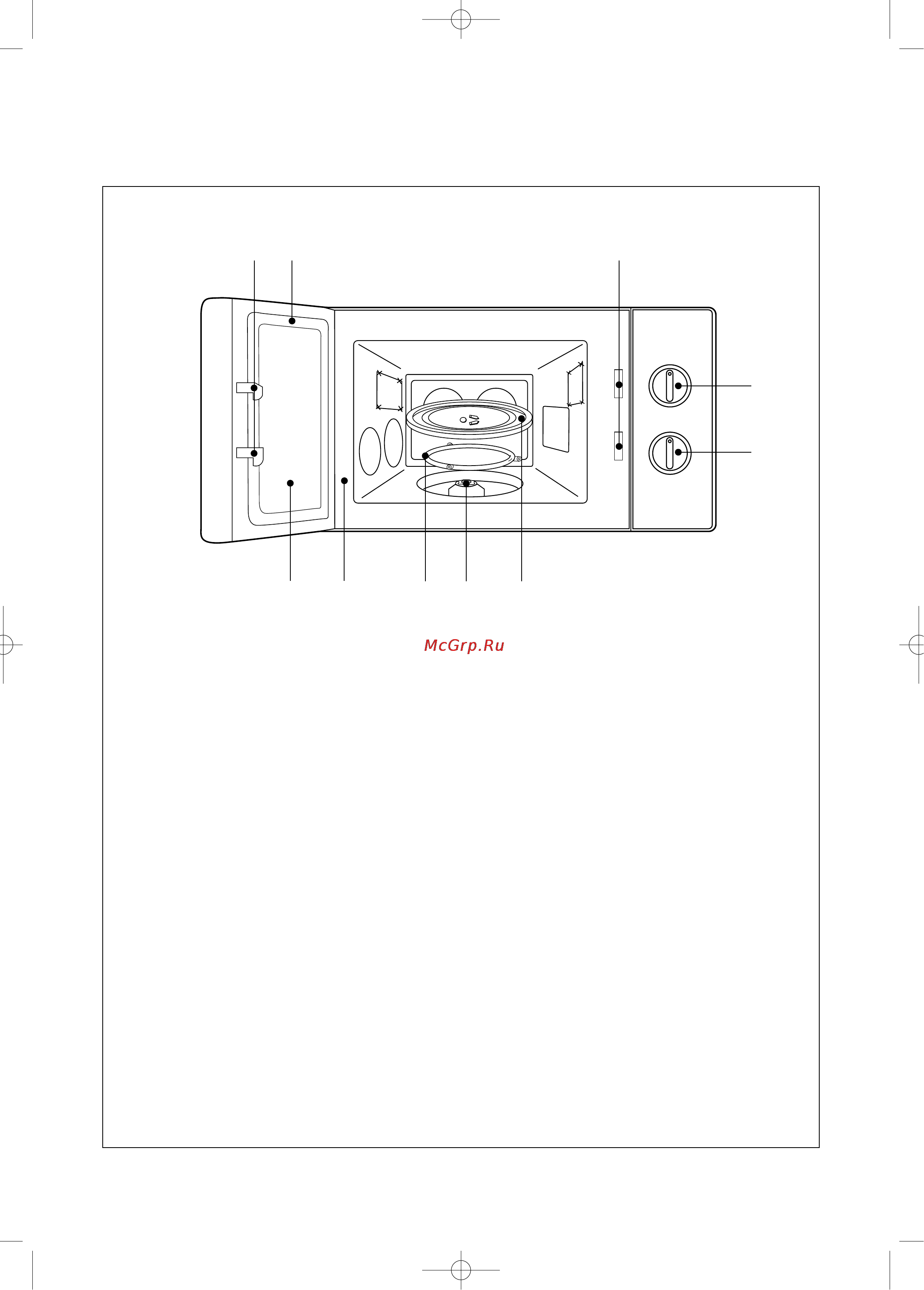 Daewoo Electronics KOR-6357A [5/8] Внешний вид и особенности печи