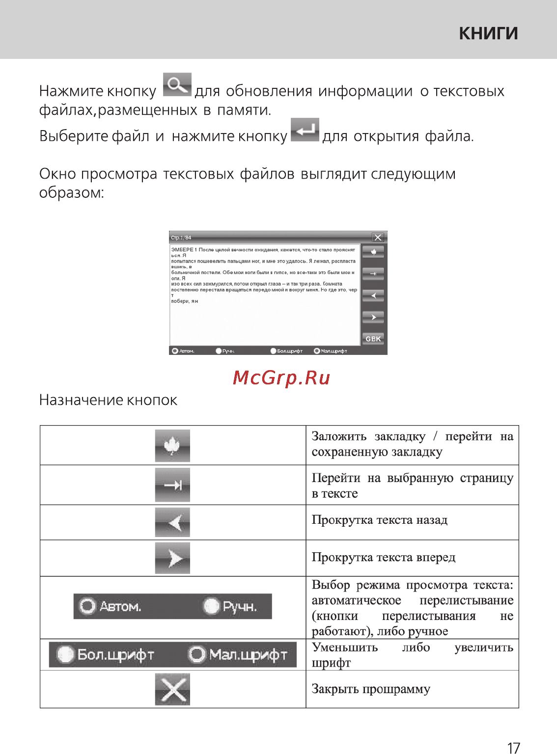 Ritmix RGP-550 [17/26] Книги