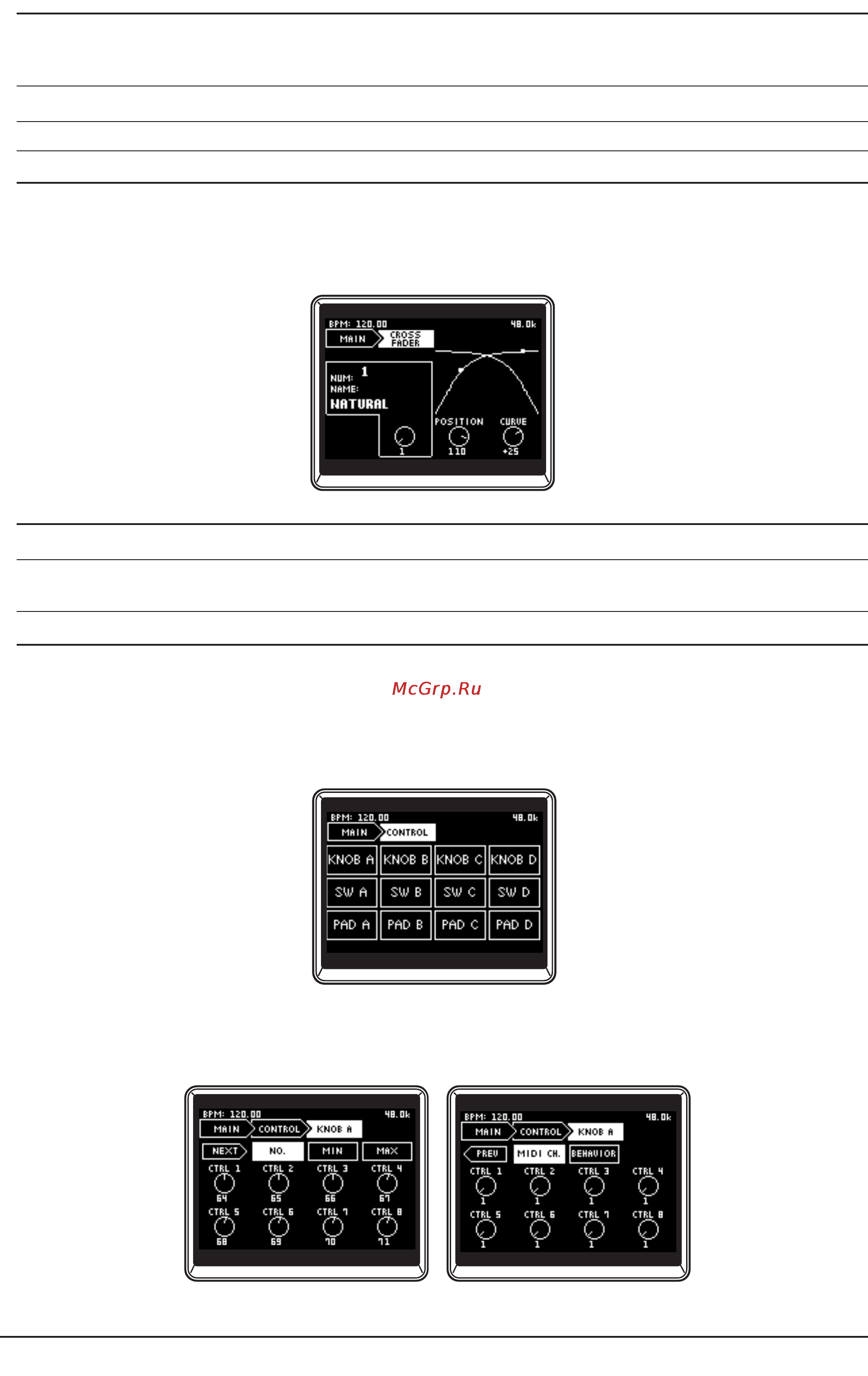 Korg MIXERZERO8 [25/38] Korg zero8 ðóêîâîäñòâî ïîëüçîâàòåëÿ 25