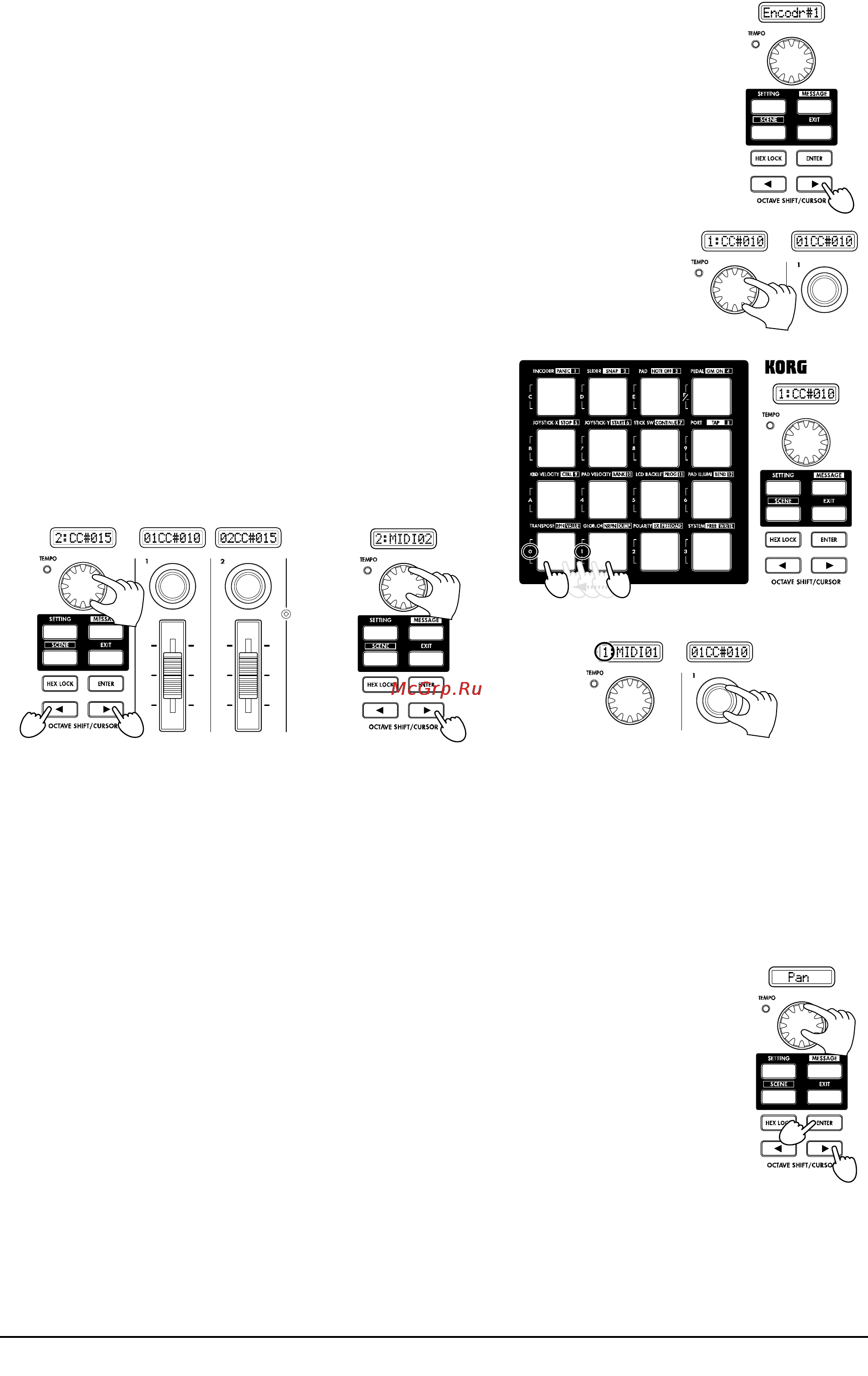 Korg MICROKONTROL [16/53] Korg microkontrol руководство пользователя