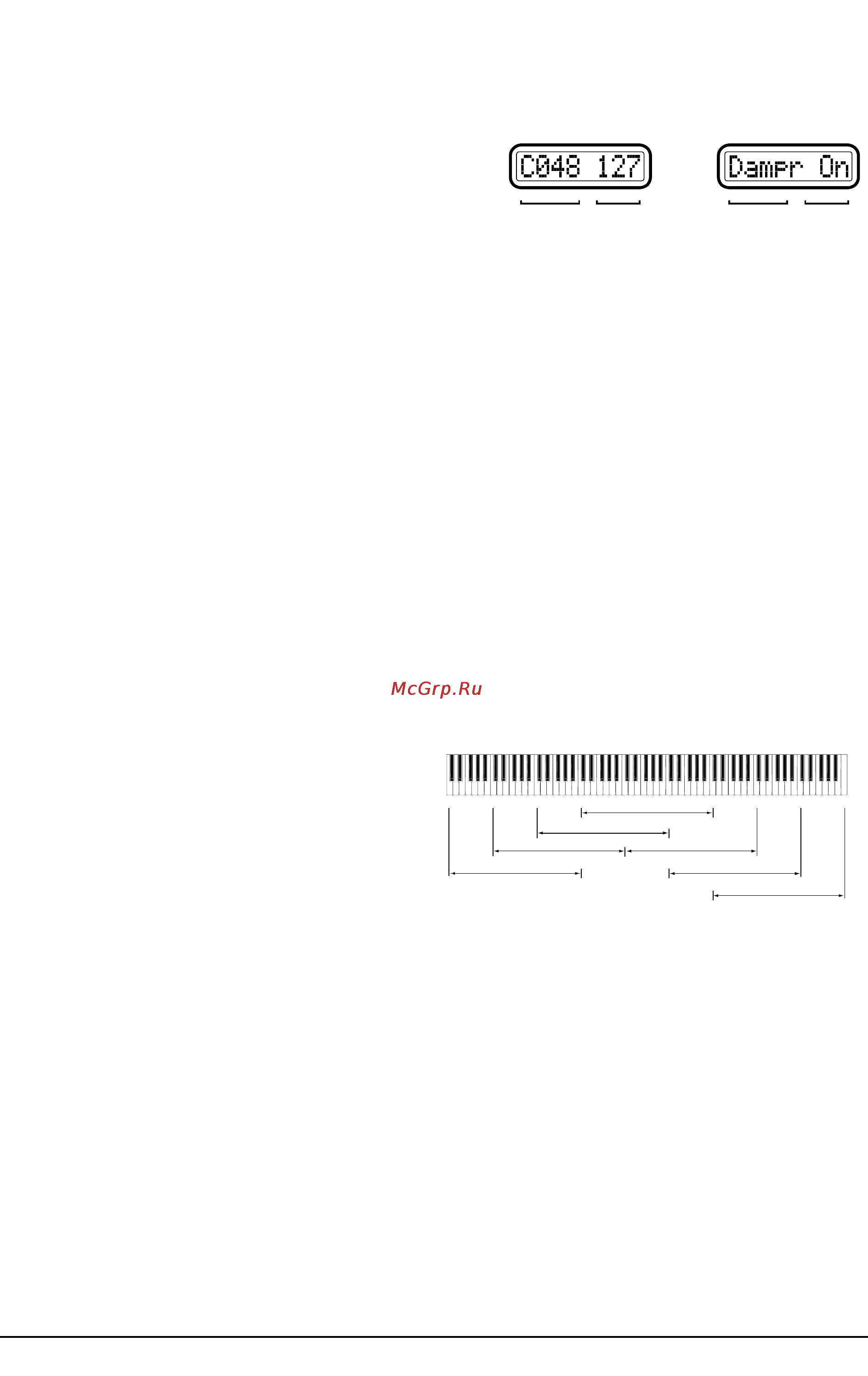 Korg MICROKONTROL [20/53] Клавиатура