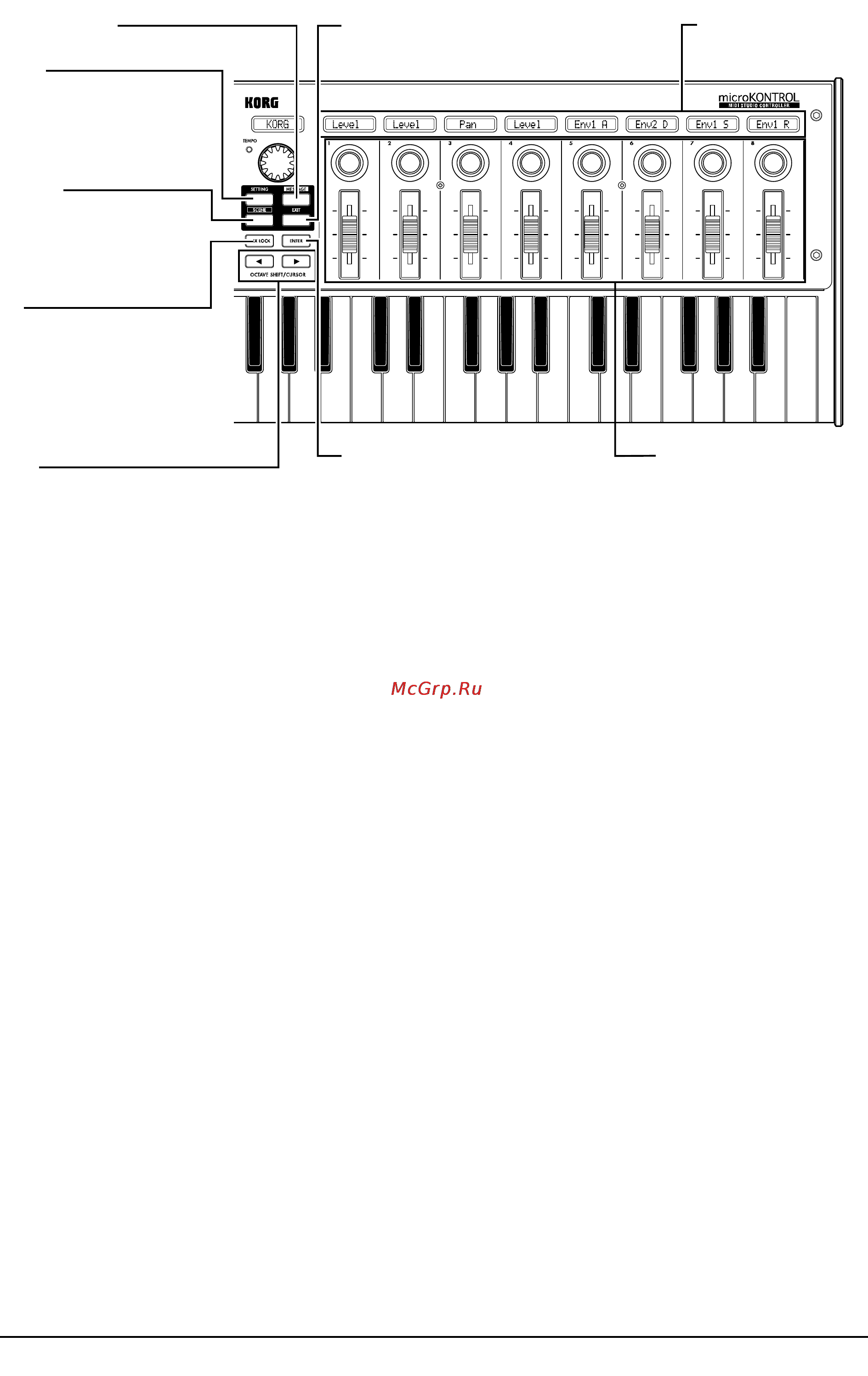 Korg MICROKONTROL [8/53] Korg microkontrol руководство пользователя