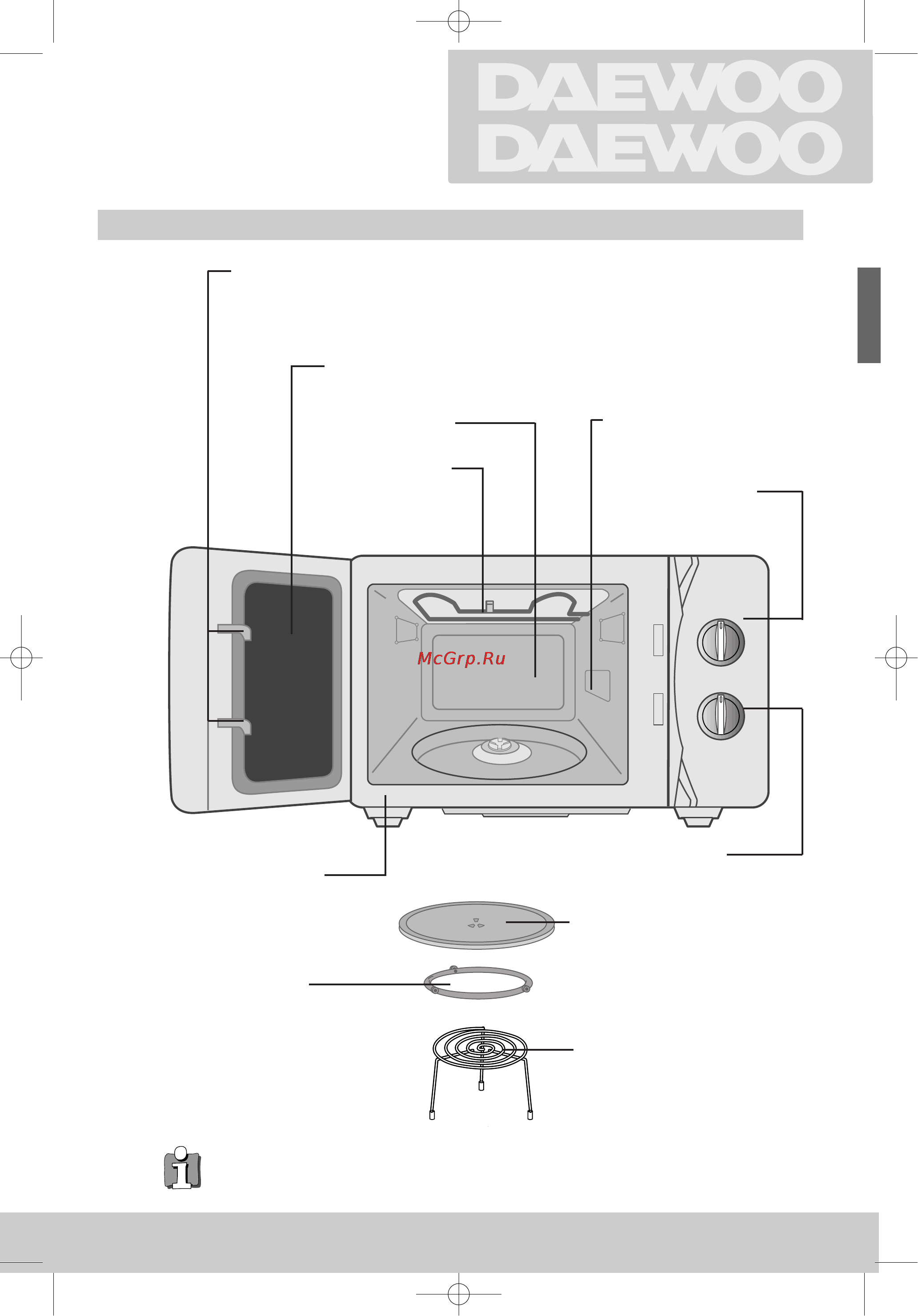 Daewoo Electronics KOG-3935A [4/13] Прибор