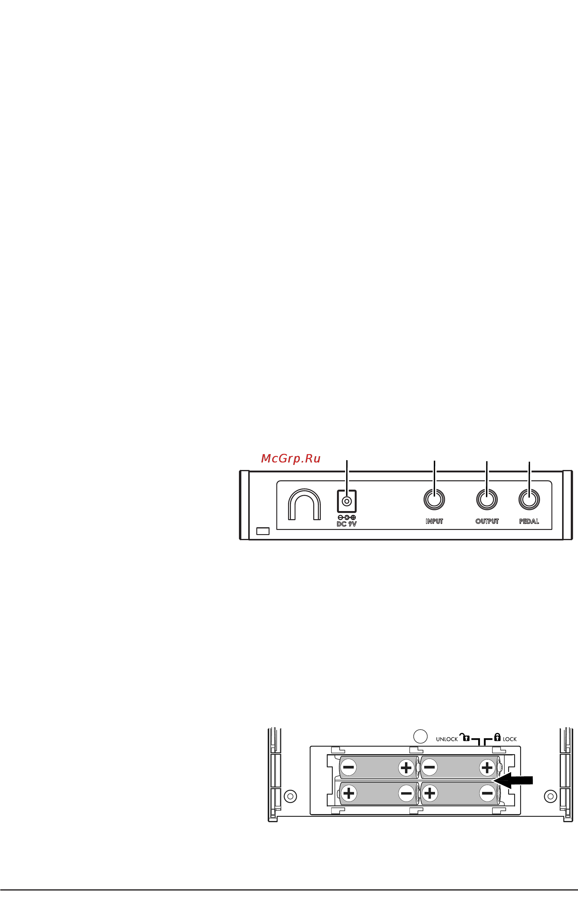 Korg AX3G [5/12] Тыльная панель