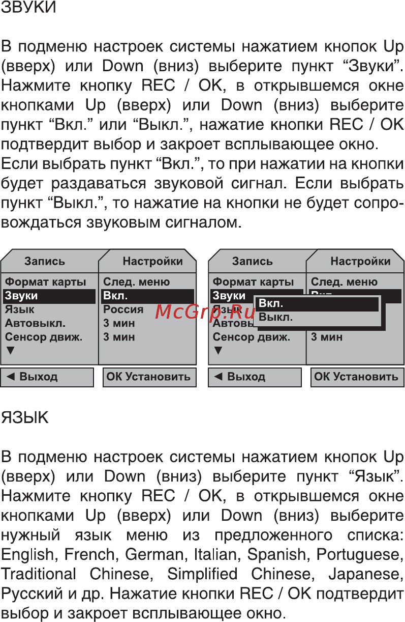 Digma DVR-102 Инструкция по эксплуатации онлайн [10/20] 6190