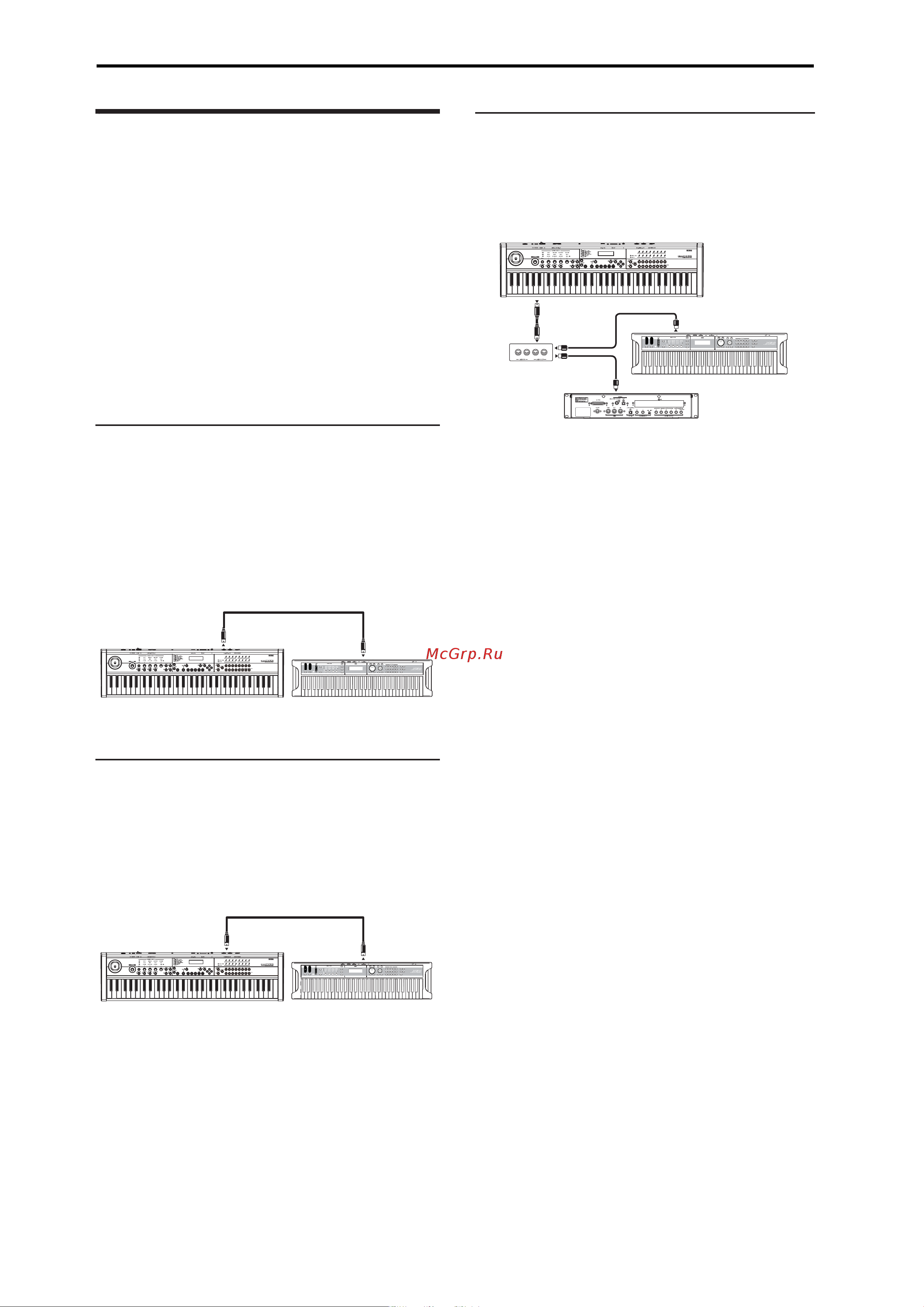 Korg MICROSTATION [18/80] Подключение midi устройств