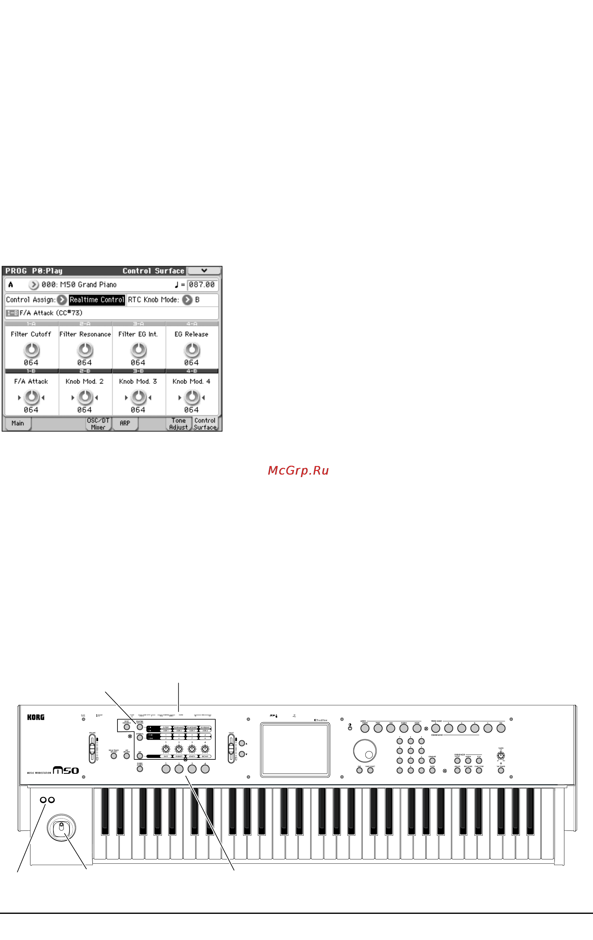 Korg M50 [8/126] Оооо д ооооо