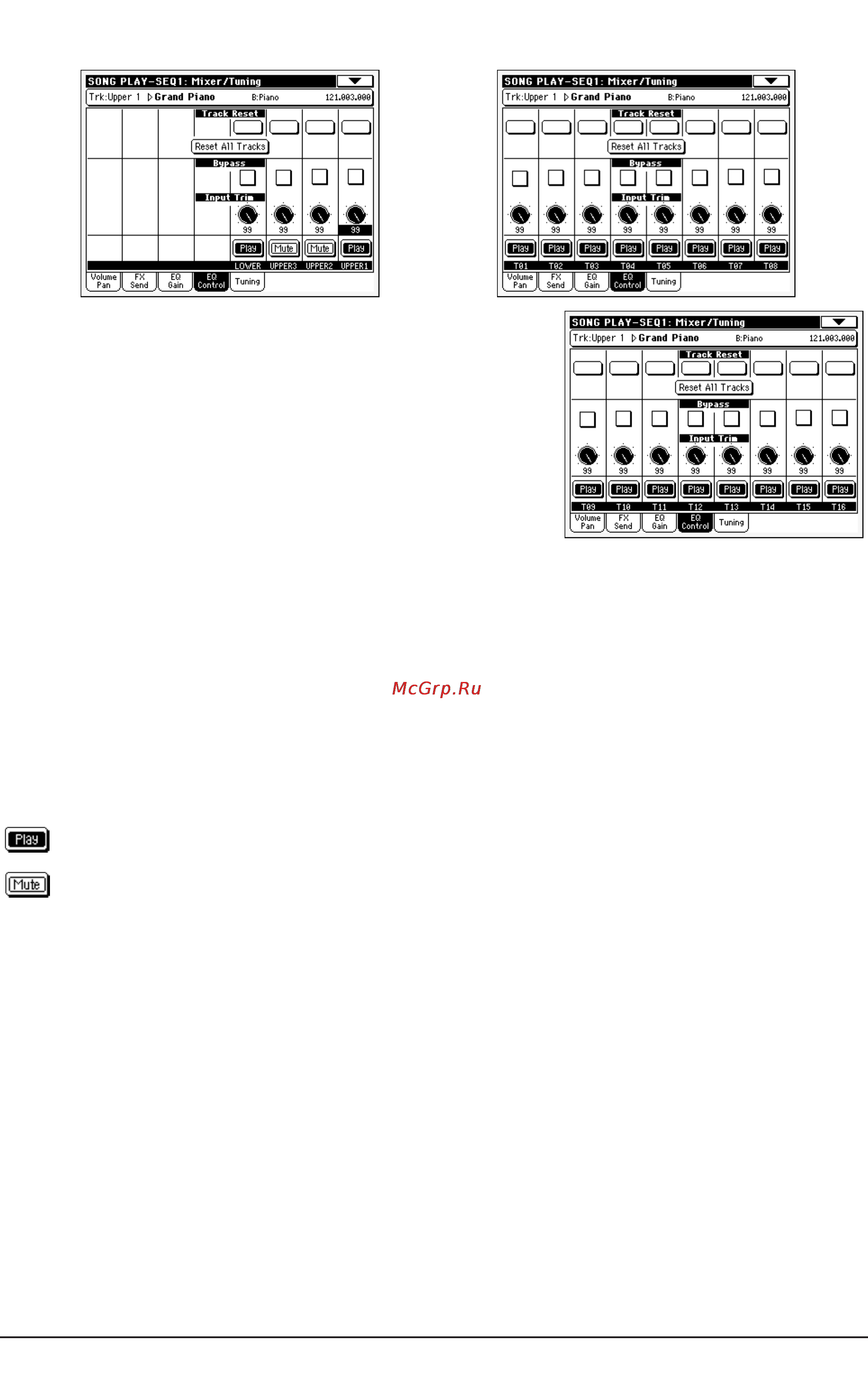 Korg PA500 [184/355] Effects fx select