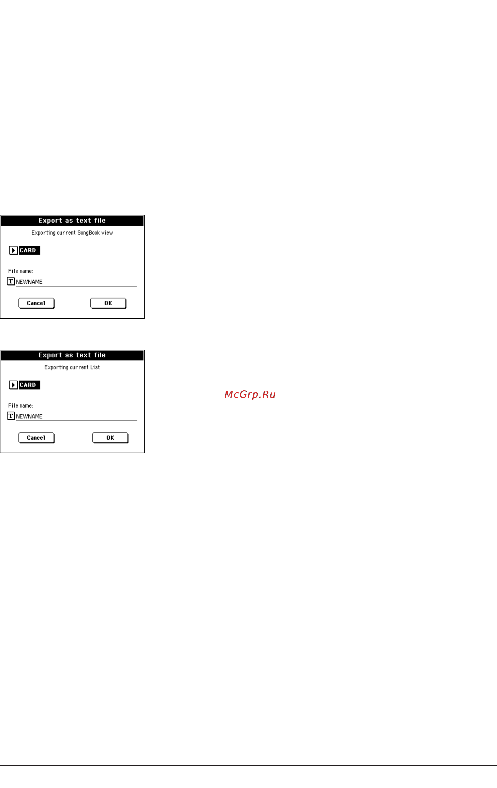 Korg PA500 [207/355] Enable list edit