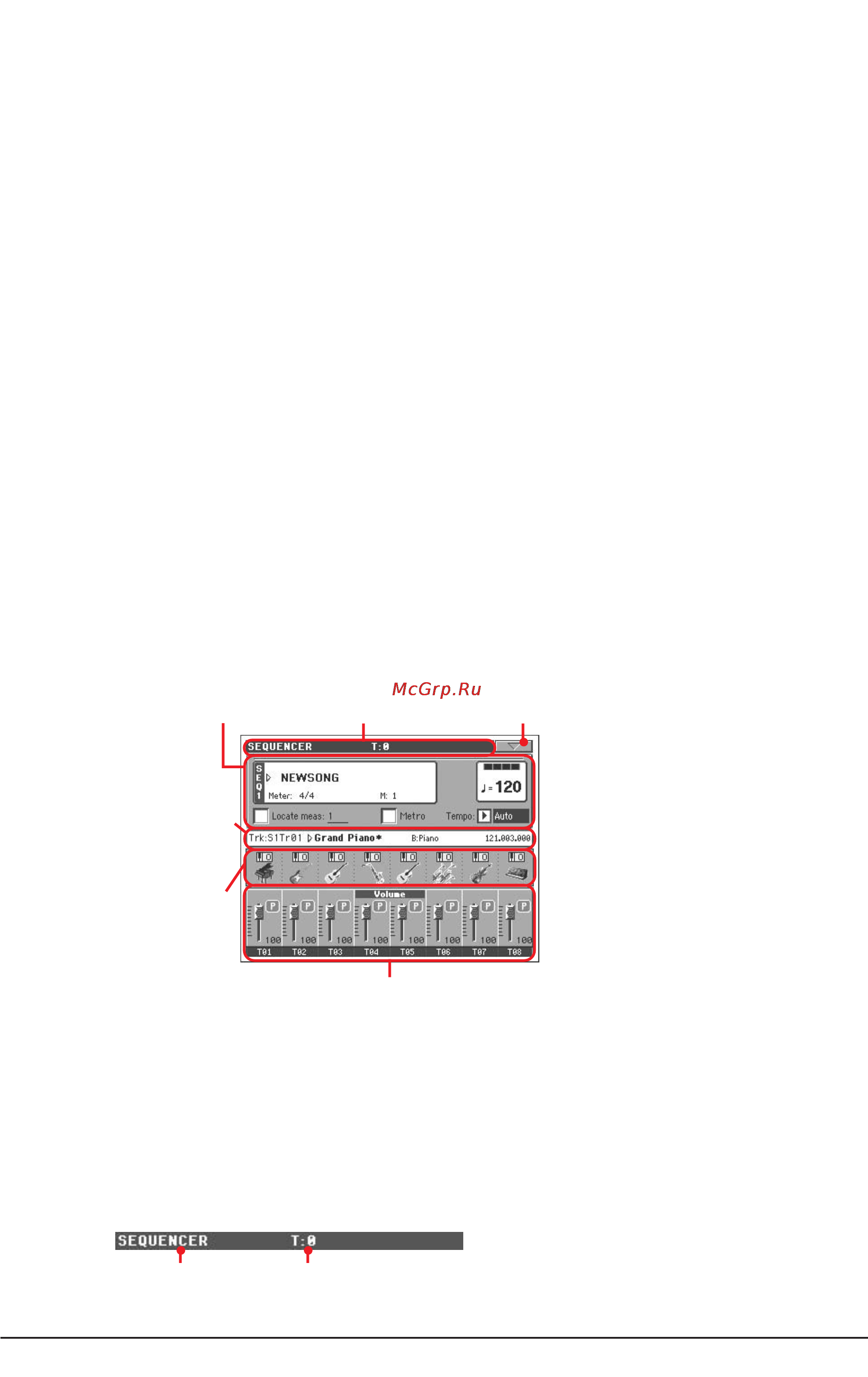 Korg PA800 [191/336] Режим секвенсера
