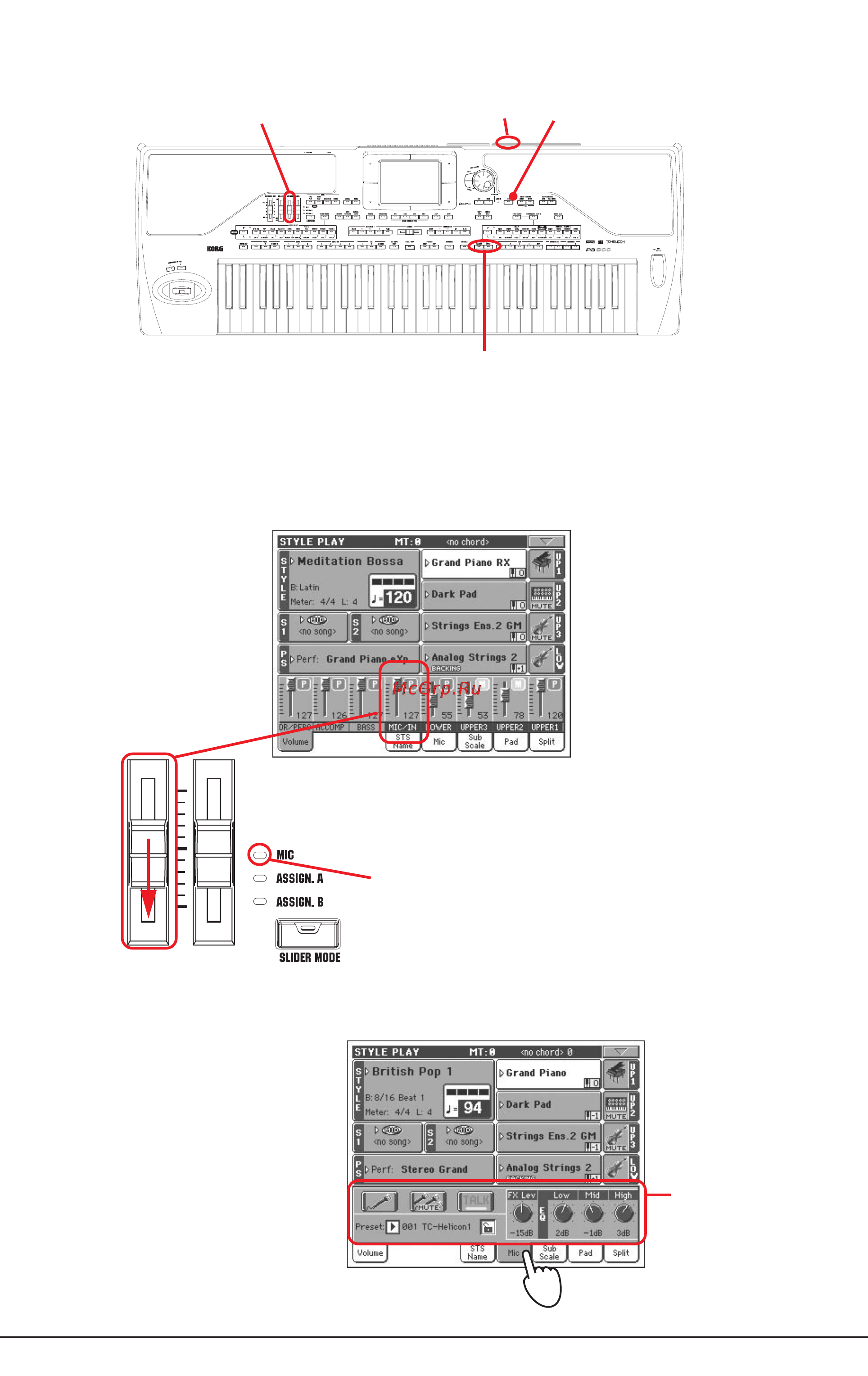 Korg PA800 [66/336] Korg pa800 руководство пользователя