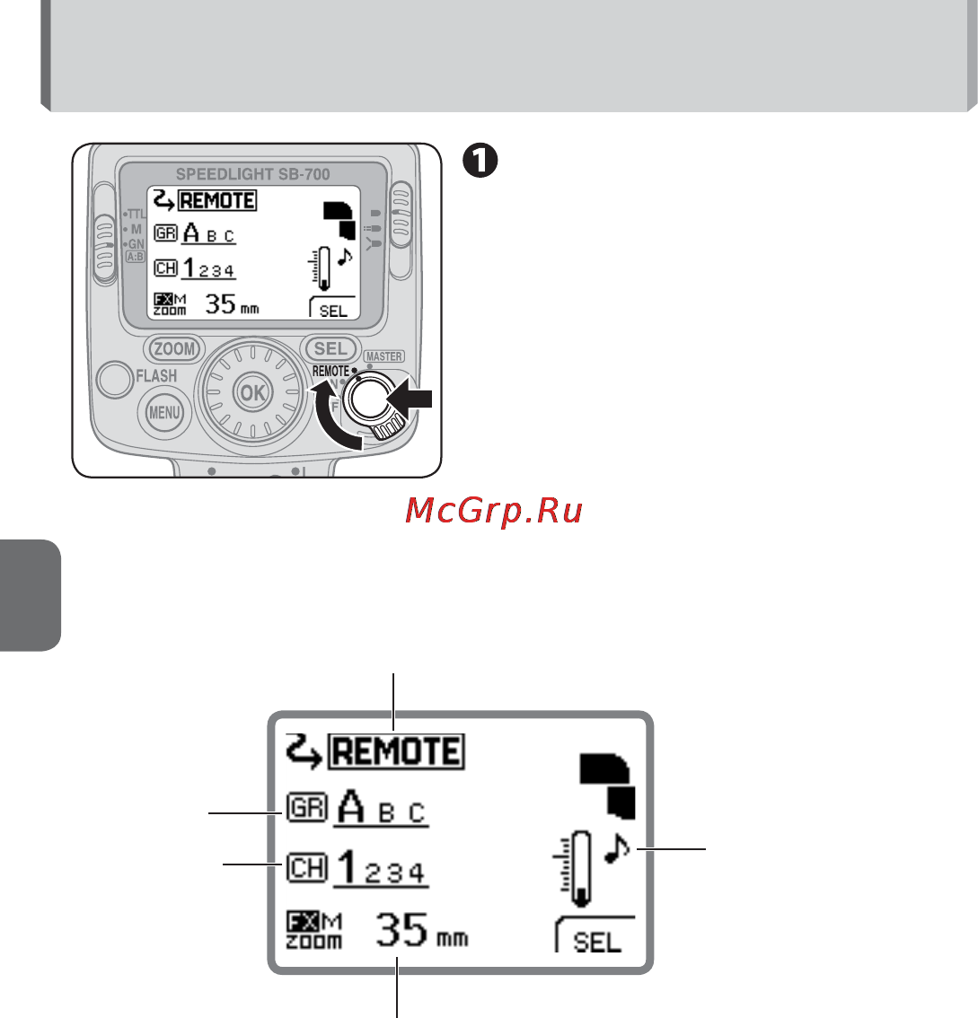 Nikon Speedlite SB-700 [70/164] Настройка ведомой вспышки