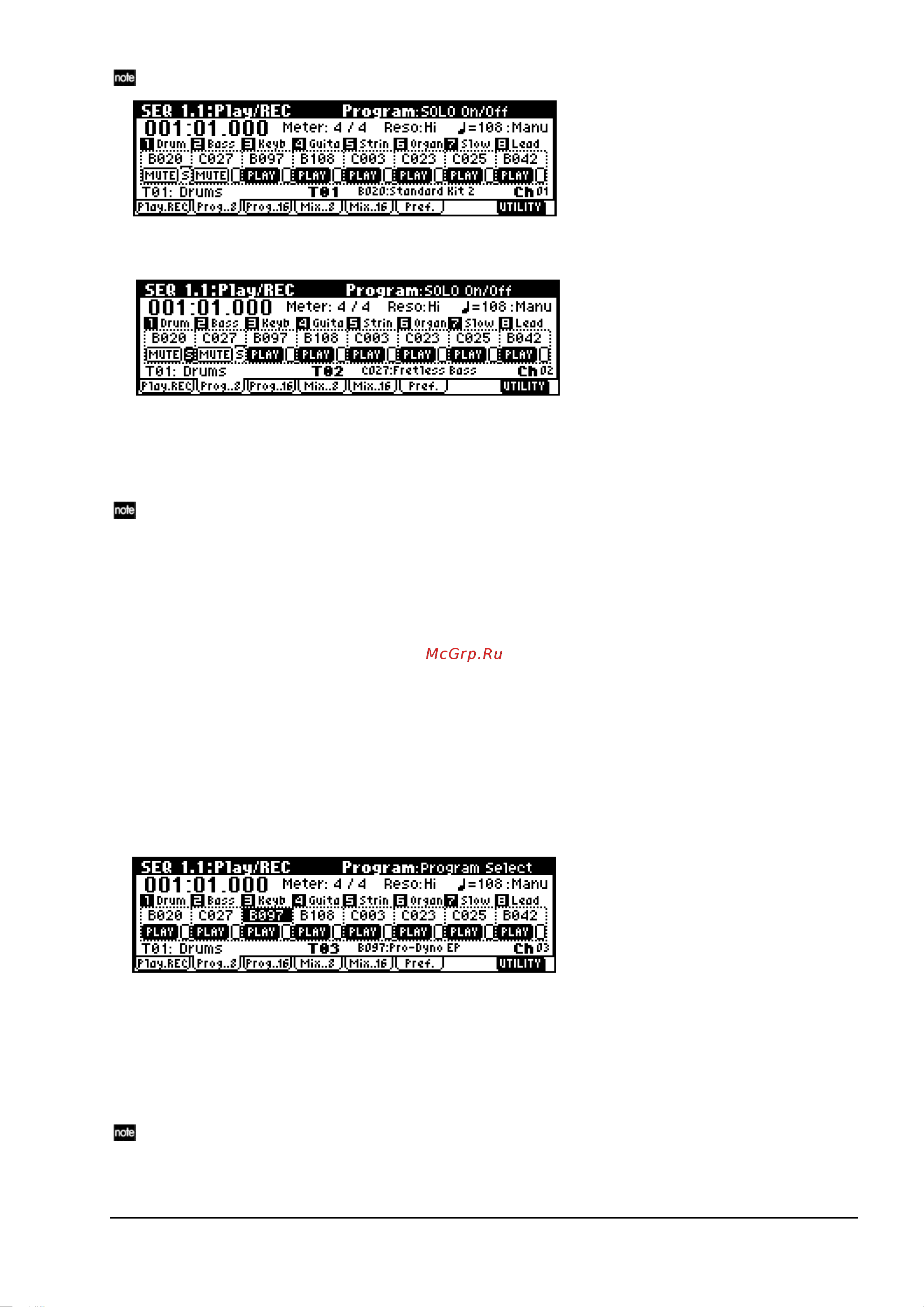 Korg TR61 Инструкция по эксплуатации онлайн [93/173] 6291