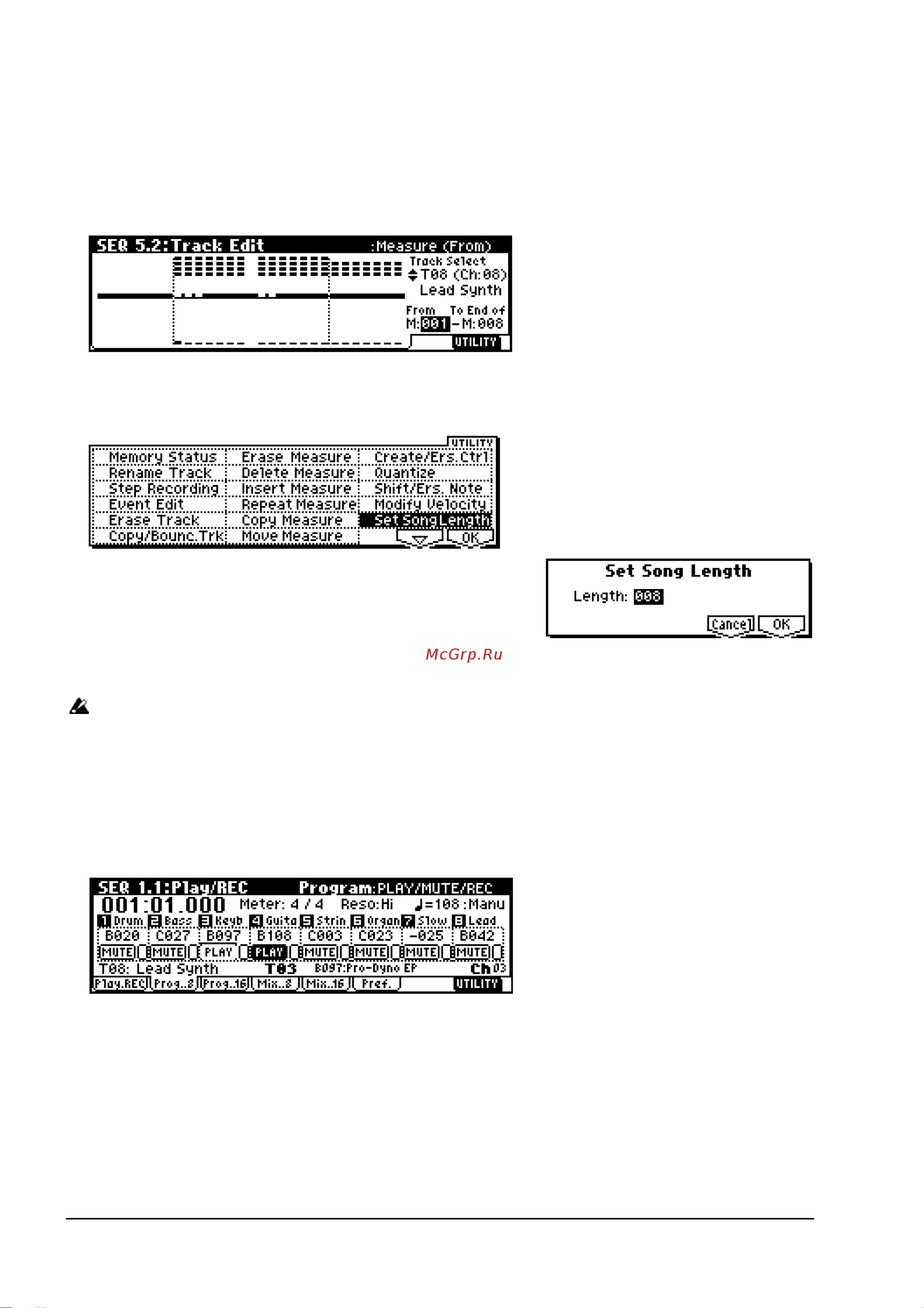 Korg TR61 Инструкция по эксплуатации онлайн [96/173] 6291
