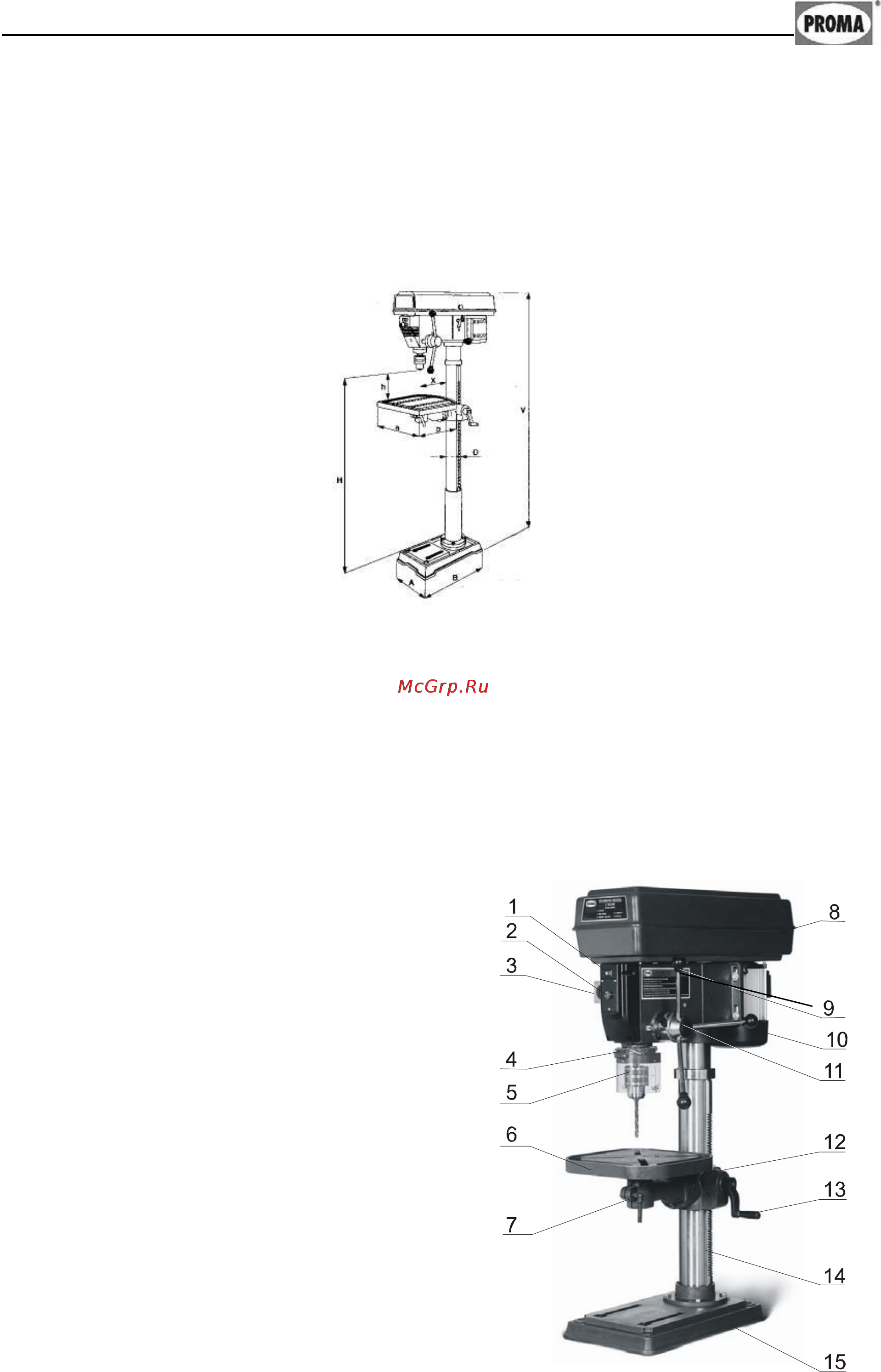 Proma Е-1516BVL/400 25004122 Инструкция по эксплуатации онлайн [5/22] 6296