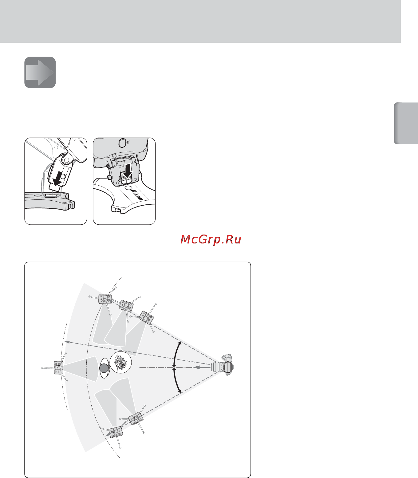 Nikon Speedlight Remote Kit R1 [41/136] Выбор места установки вспышки sb r200