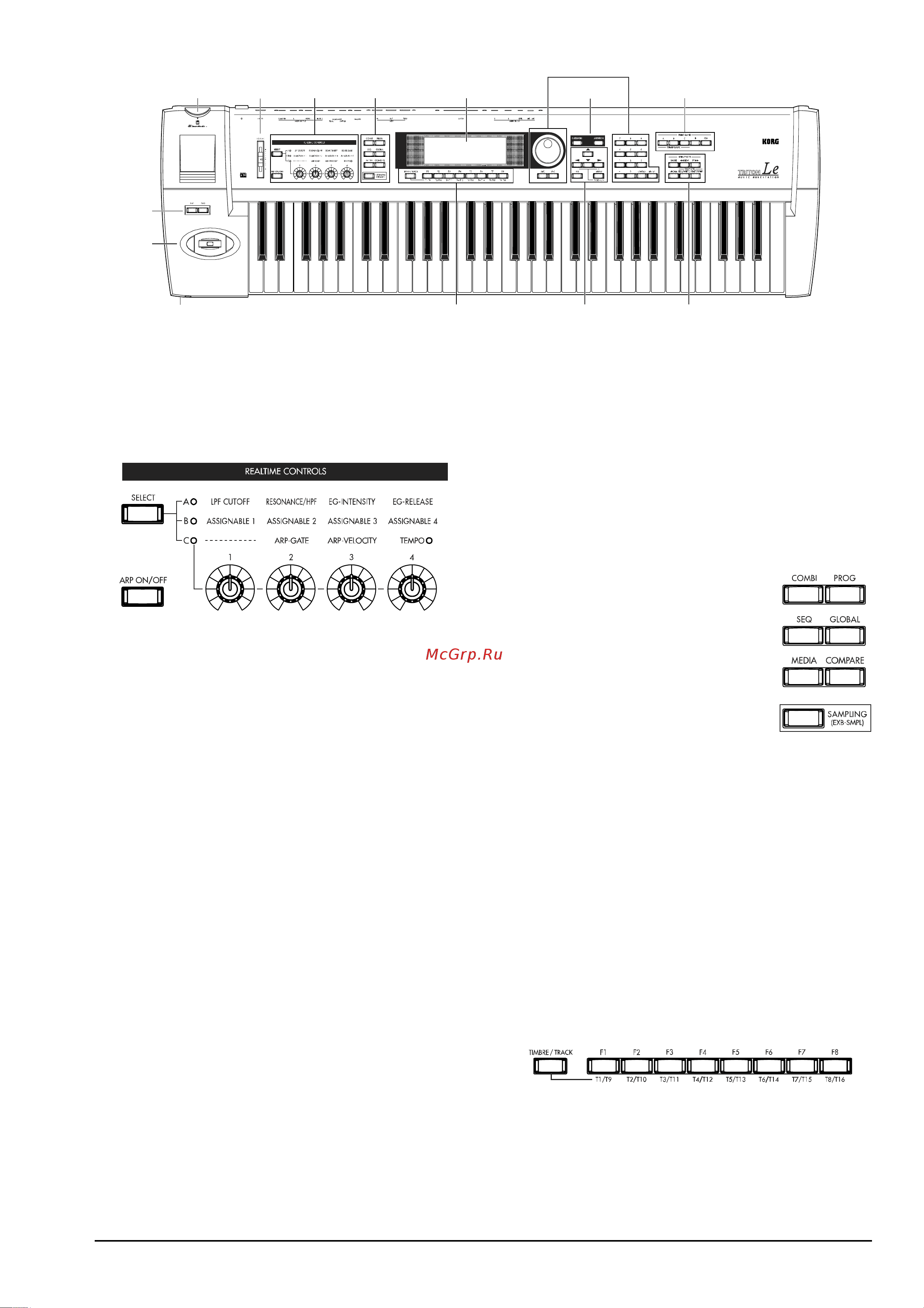 Korg TRITON LE 88 [5/71] Кнопка compare