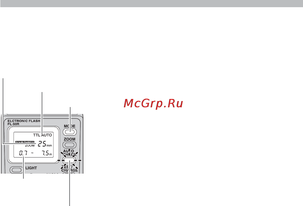 Olympus FL-50R [9/48] Установите режим съемки фотоаппарата p program auto