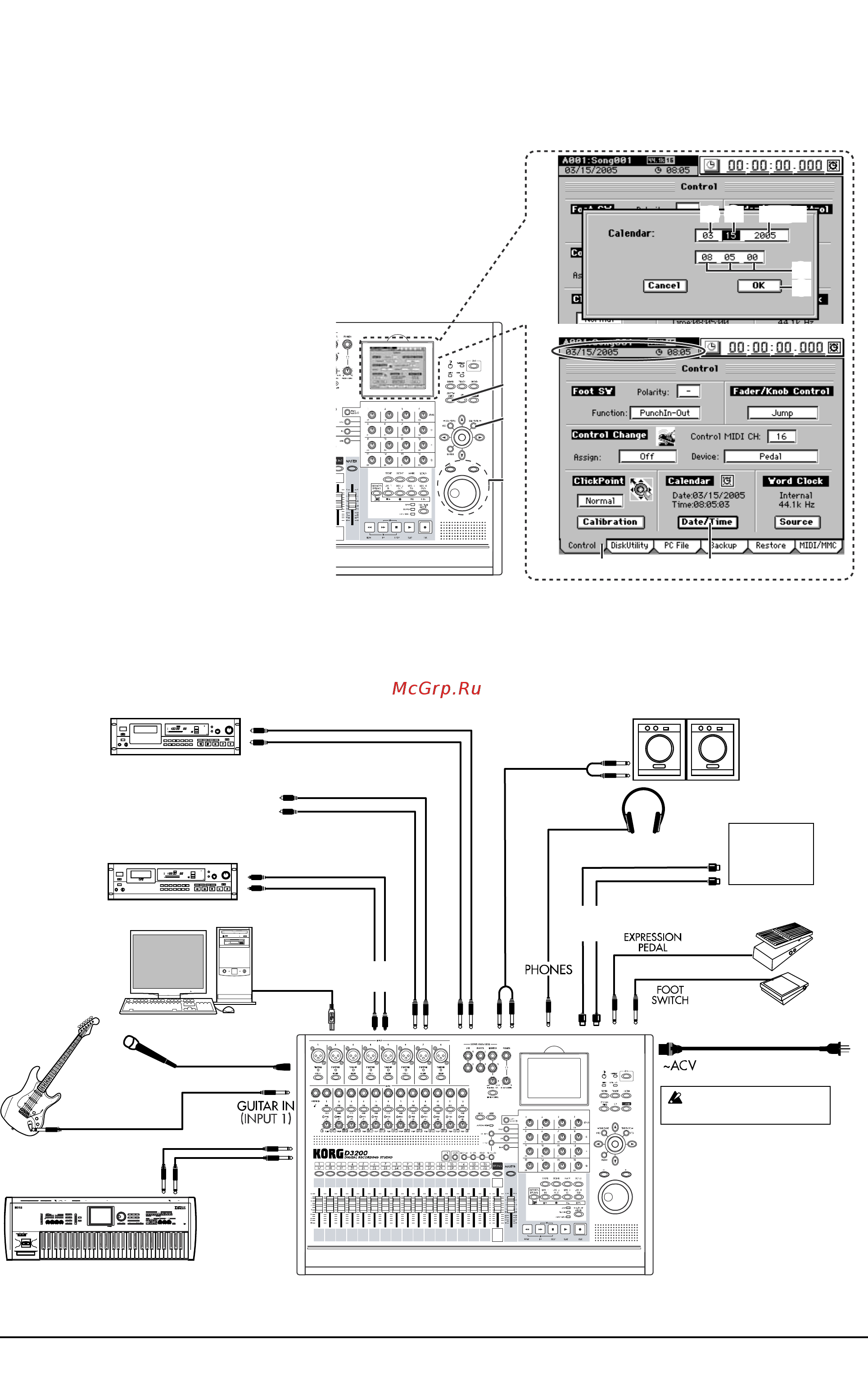 Korg D3200 Инструкция по эксплуатации онлайн [12/203] 6369