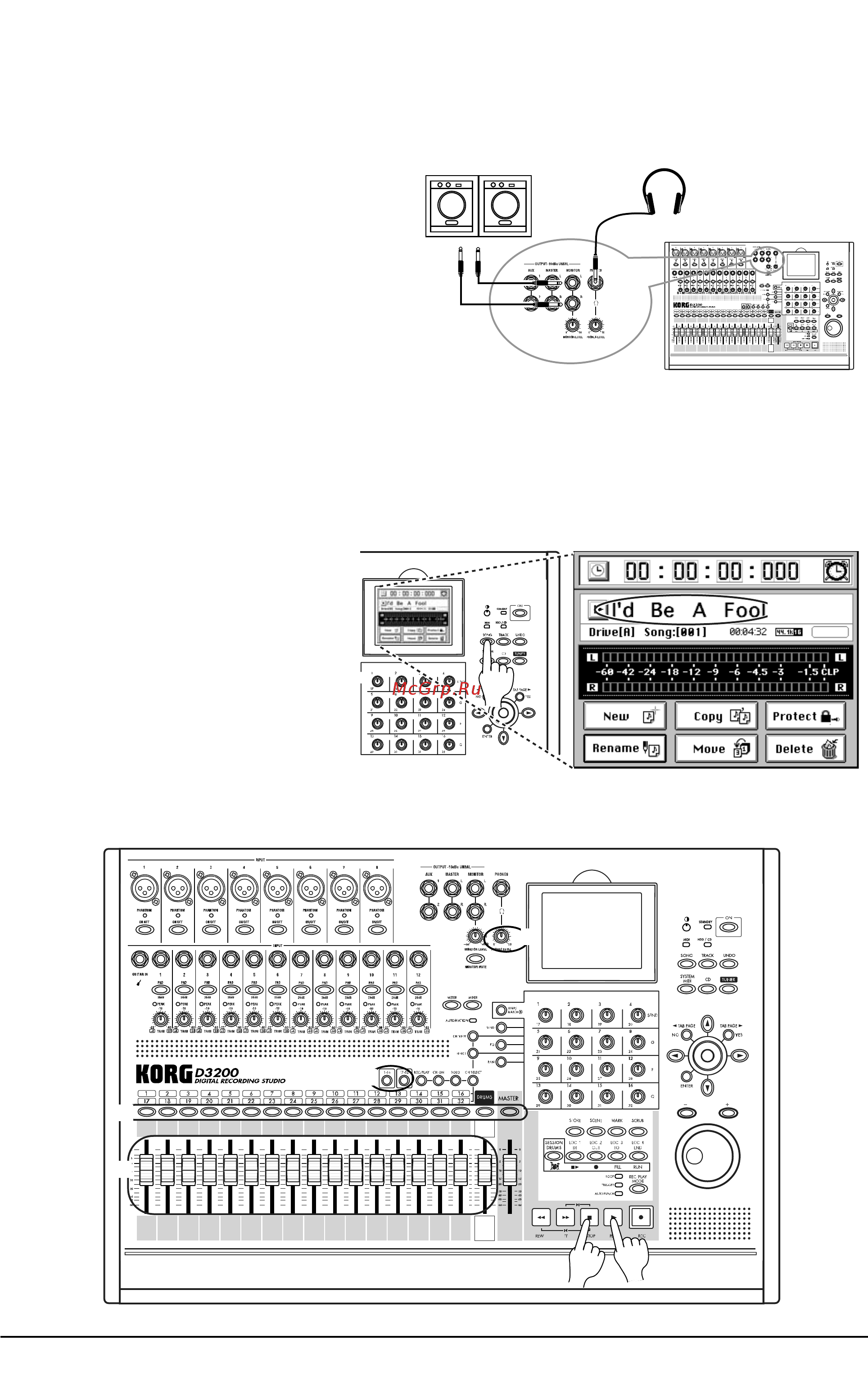 Korg D3200 Инструкция по эксплуатации онлайн [25/203] 6369