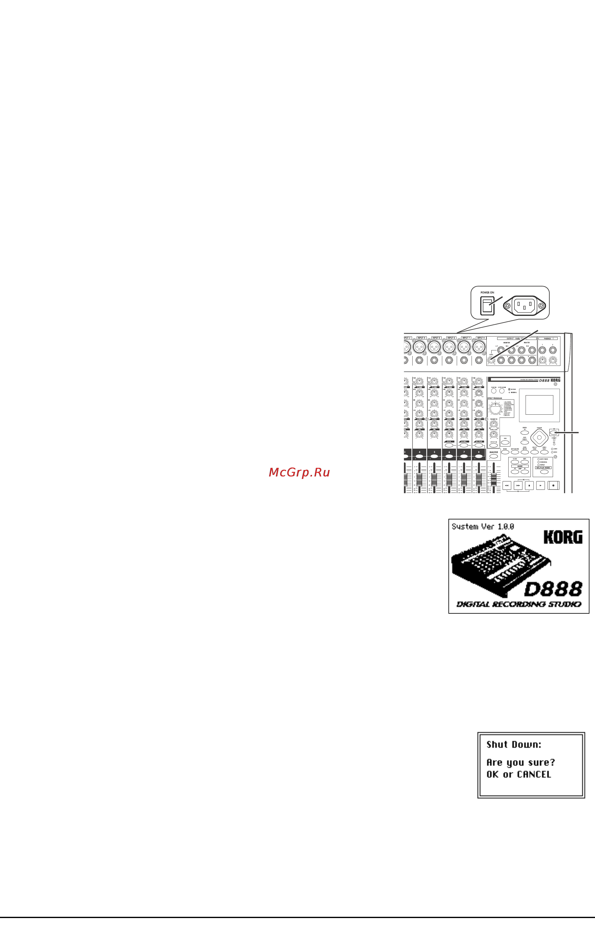 Korg D888 Инструкция по эксплуатации онлайн [6/59] 6377